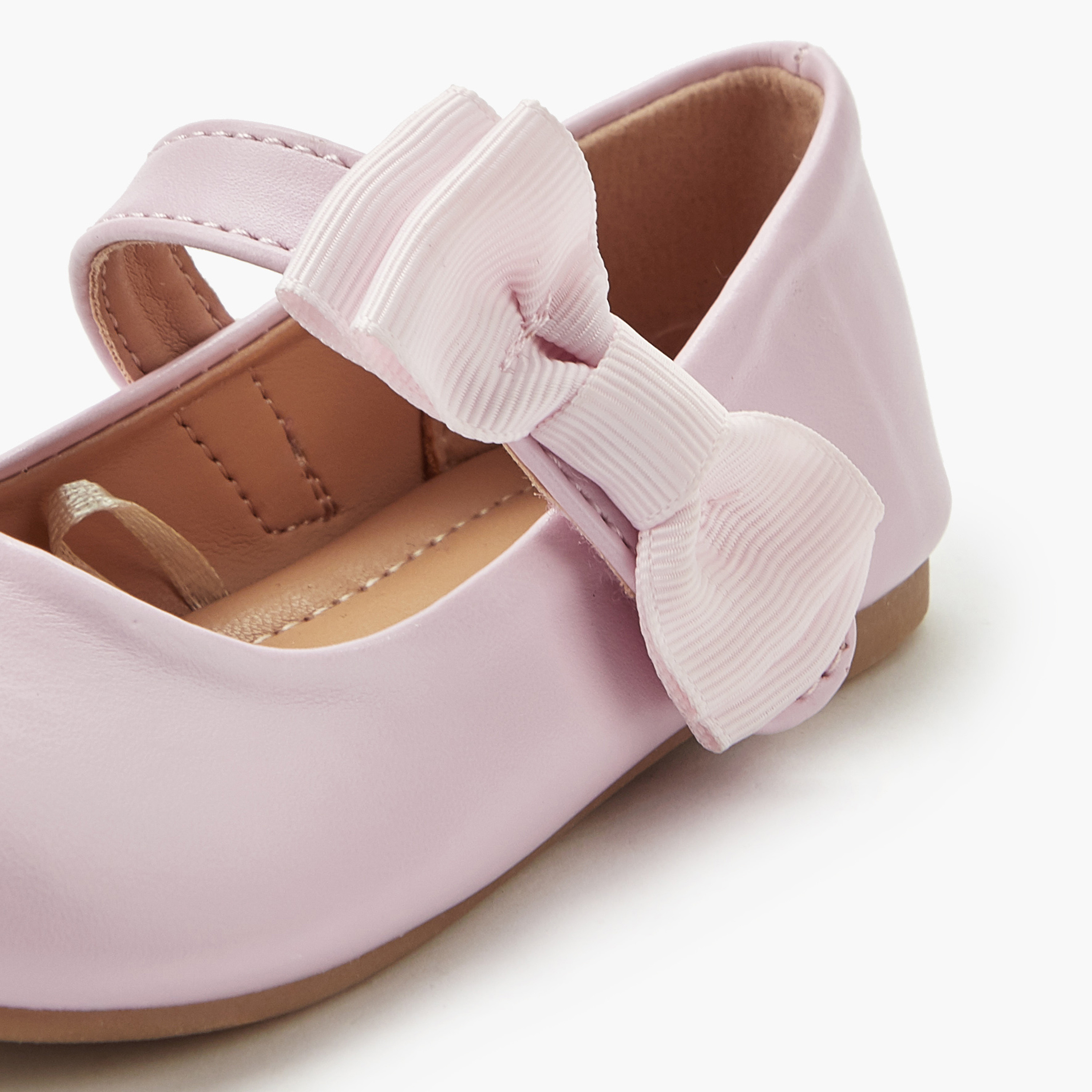 حذاء باليرينا بفيونكة للبنات من فلورا بيلا-girls-shoes-maryjanes-image-4