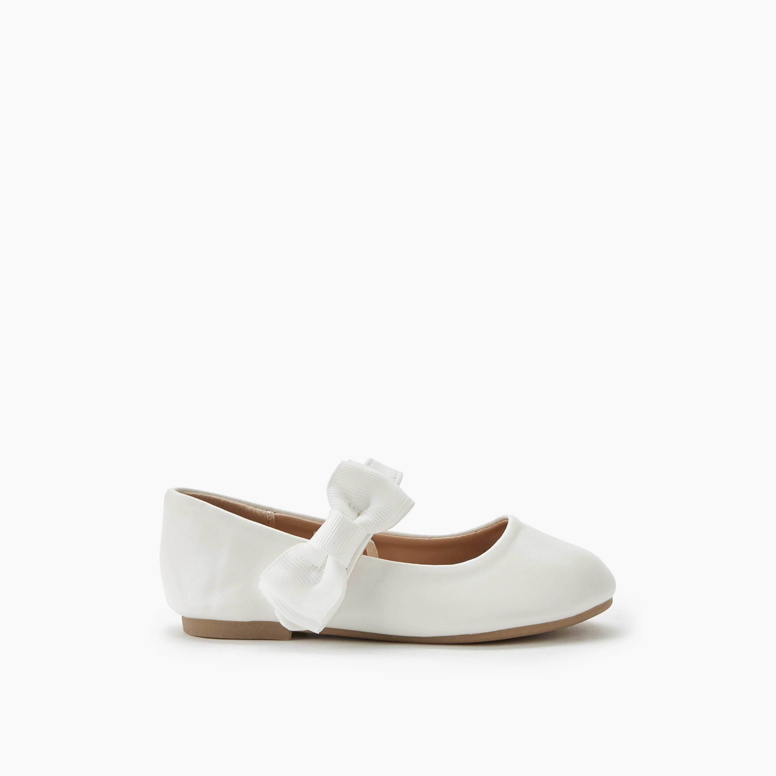 Flora Bella Girls Bow Detail Ballerina Shoes-girls-shoes-ballerinas-image-2