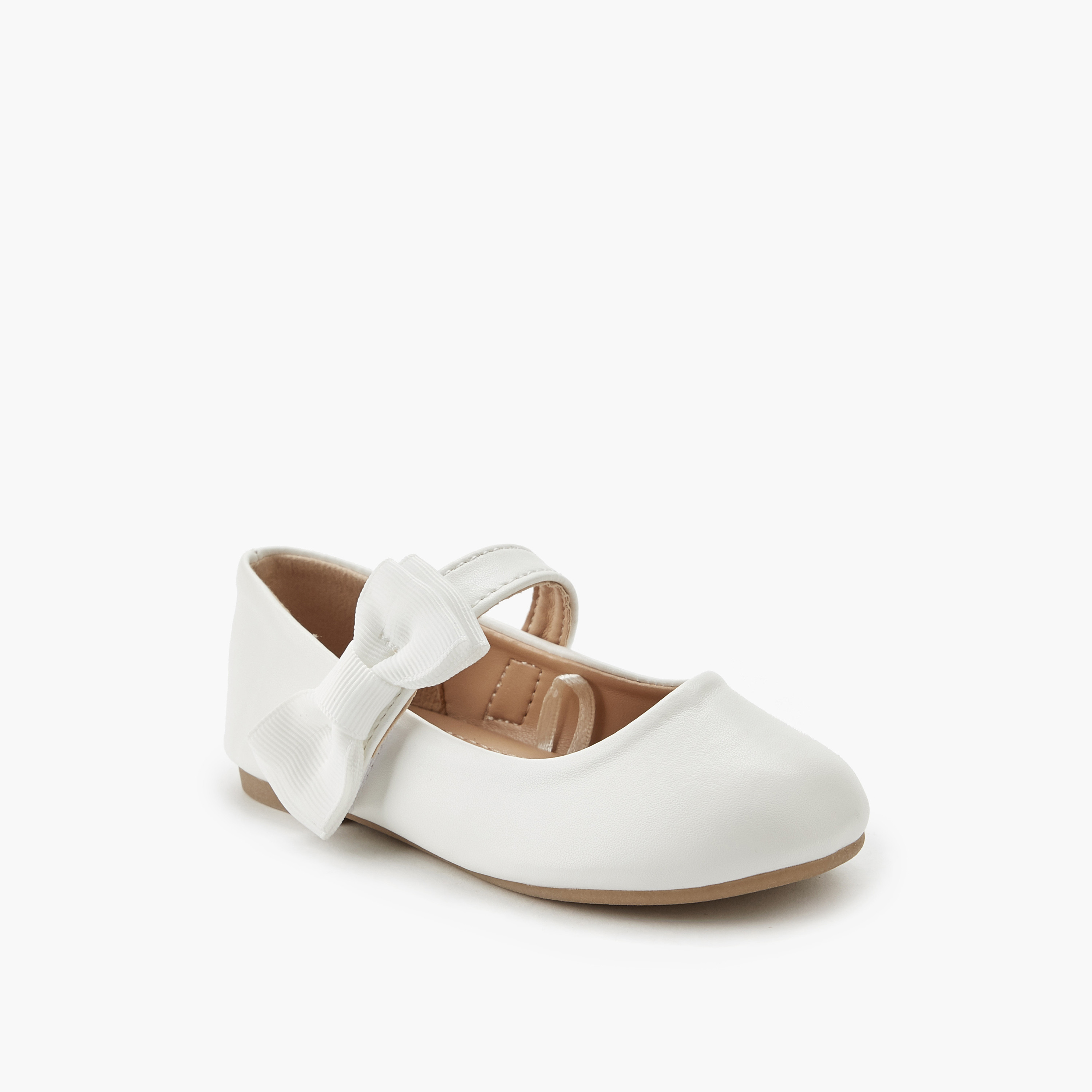 Flora Bella Girls Bow Detail Ballerina Shoes-girls-shoes-ballerinas-image-3