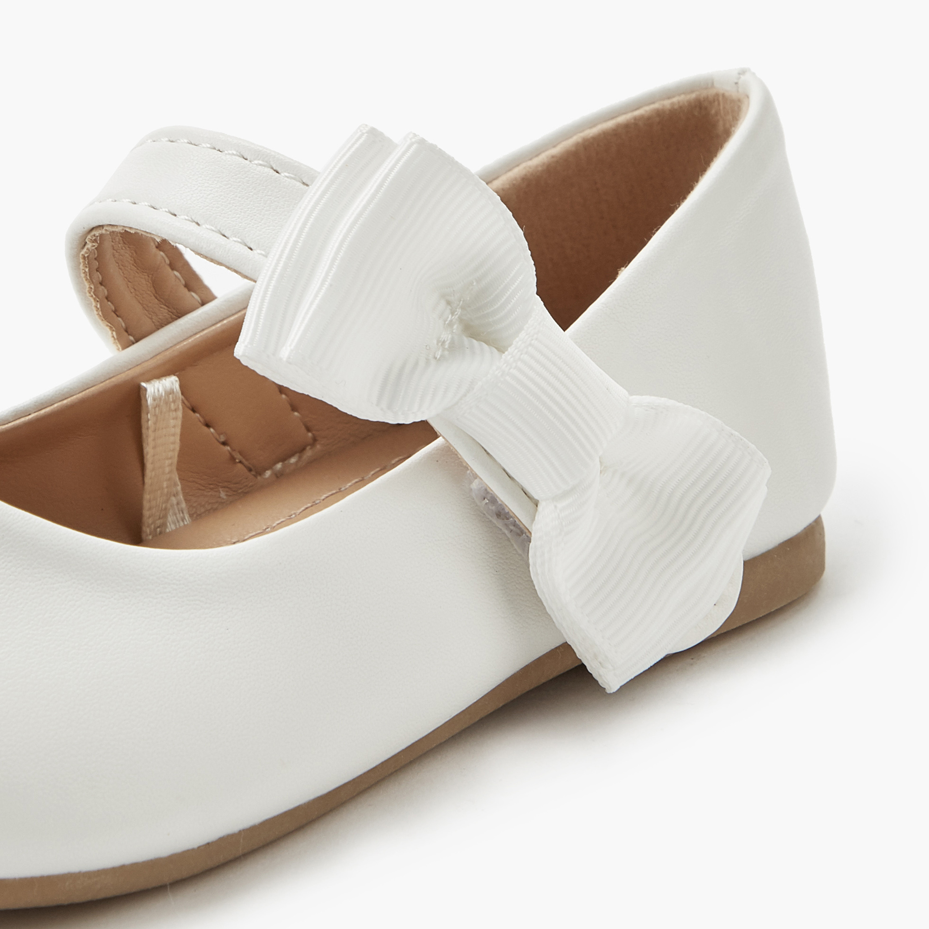 Flora Bella Girls Bow Detail Ballerina Shoes-girls-shoes-ballerinas-image-4