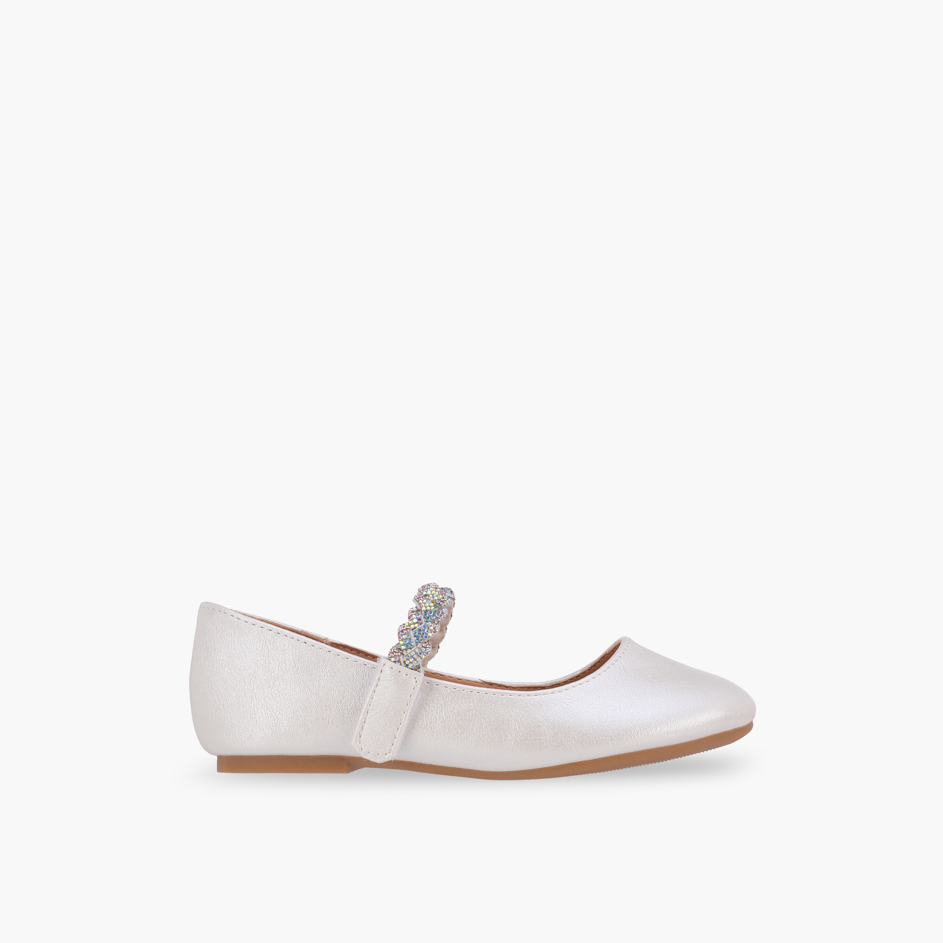 Flora Bella Girls Embellished Hook & Loop Mary Jane Shoes-girls-shoes-maryjanes-image-3