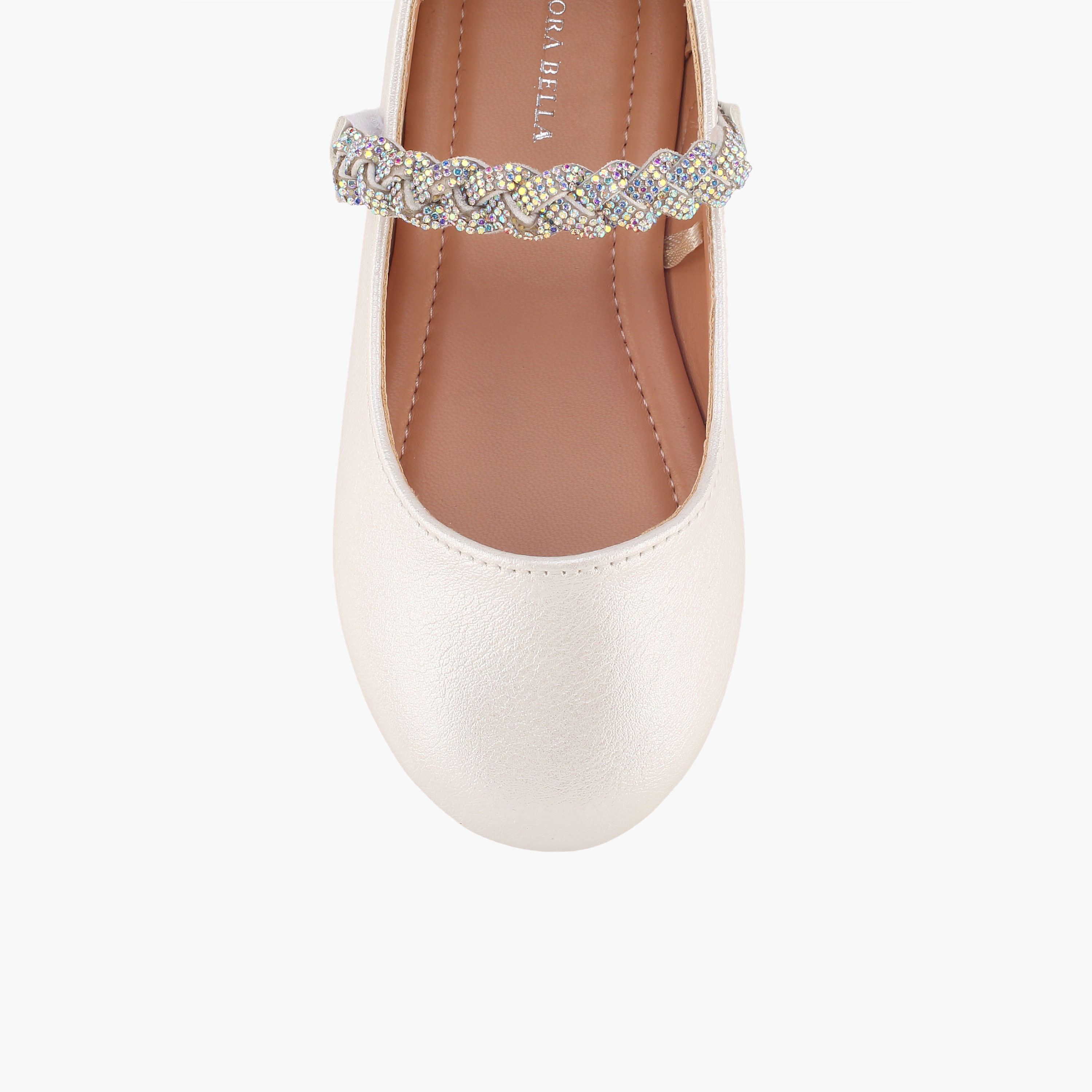 Flora Bella Girls Embellished Hook & Loop Mary Jane Shoes-girls-shoes-maryjanes-image-4