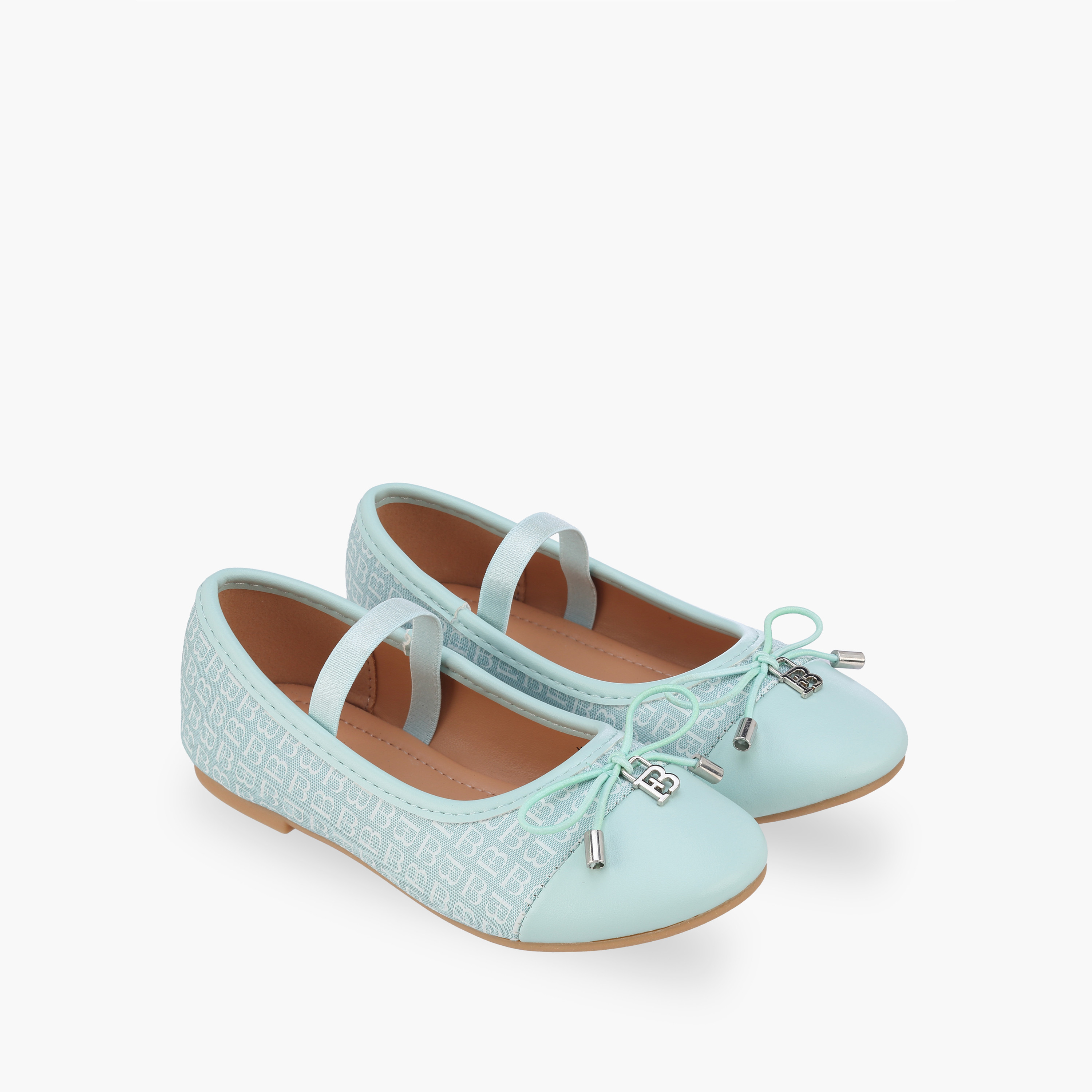 حذاء باليرينا بحزام مطاطي للبنات من فلورا بيلا-girls-shoes-ballerinas-image-7
