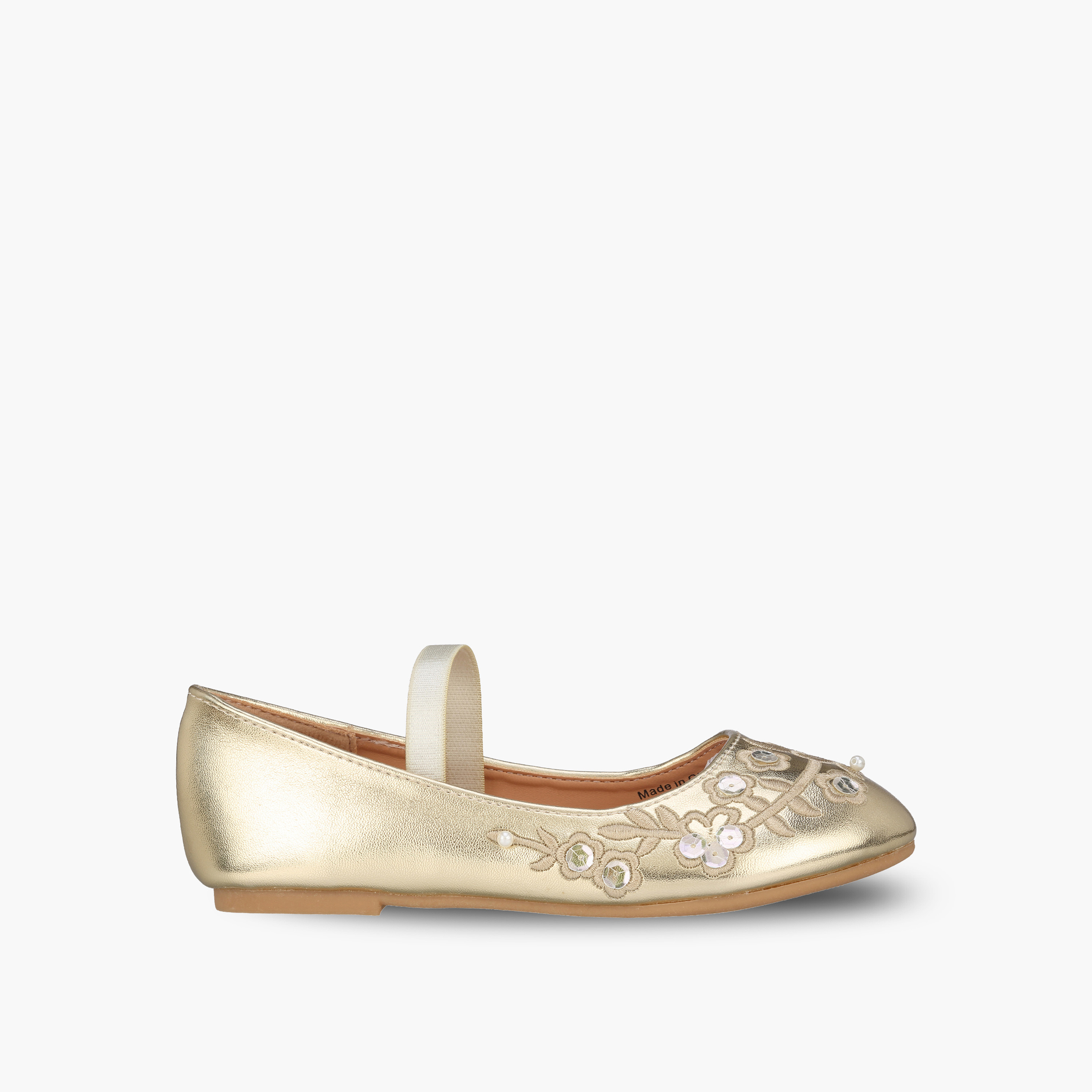 Flora Bella Girls Floral Embroidered Ballerina Shoes-girls-shoes-ballerinas-image-3