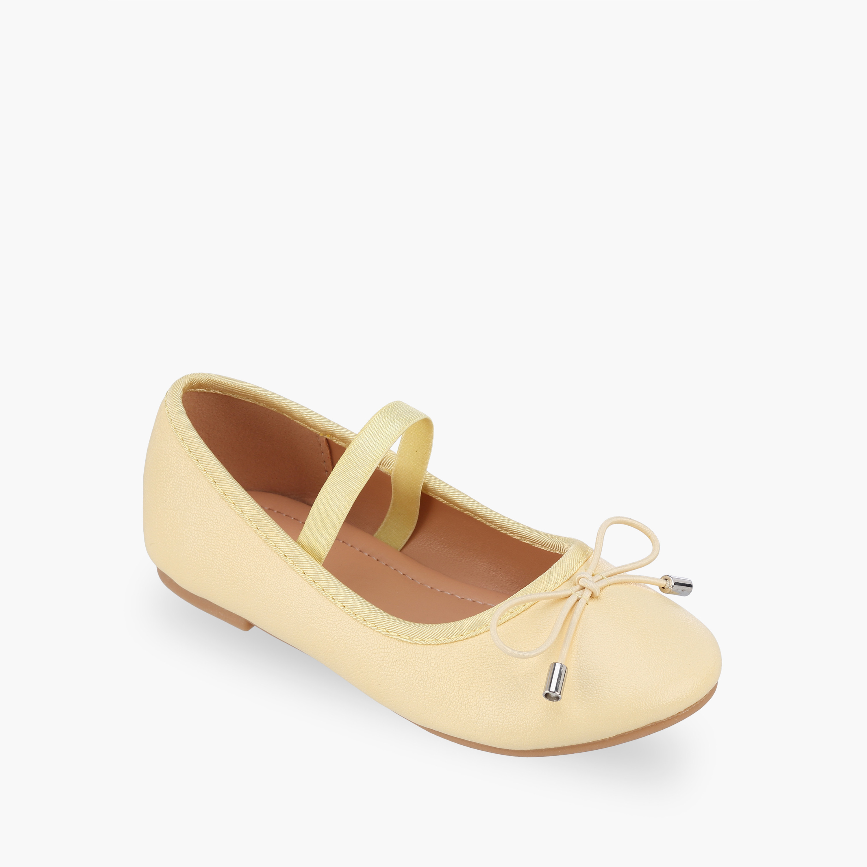 حذاء باليرينا بحزام مطاطي للبنات من فلورا بيلا-girls-shoes-ballerinas-image-2