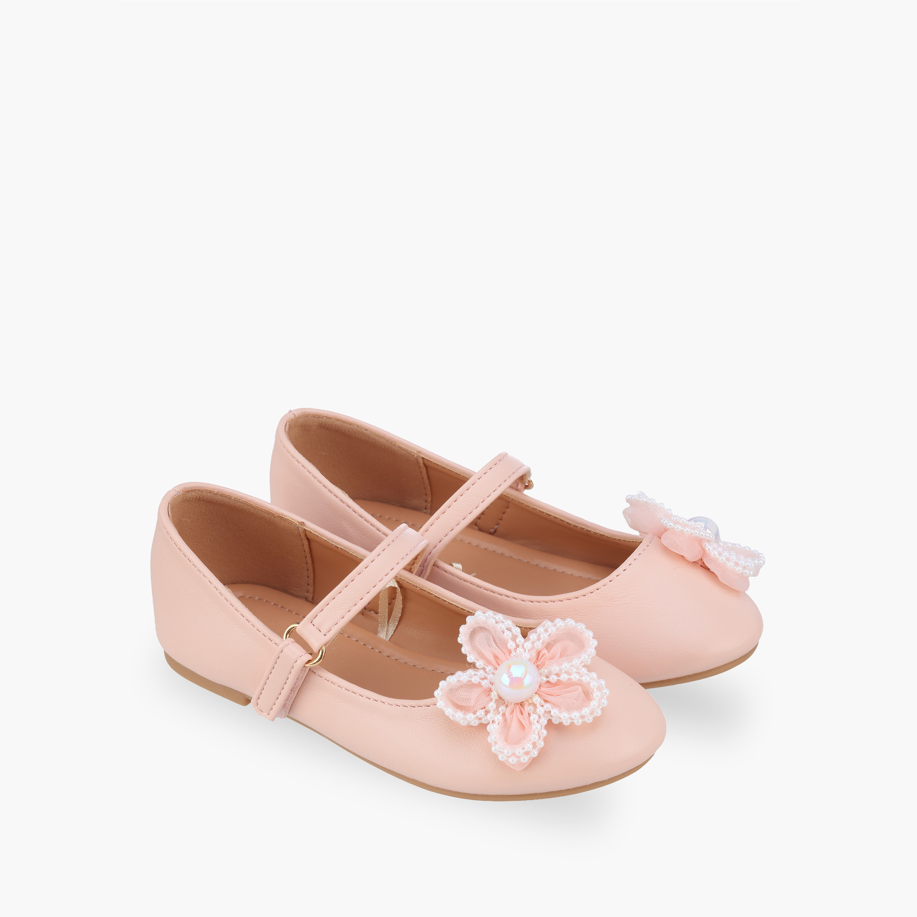 Flora Bella Girls Hook & Loop Mary Jane Shoes-girls-shoes-maryjanes-image-1