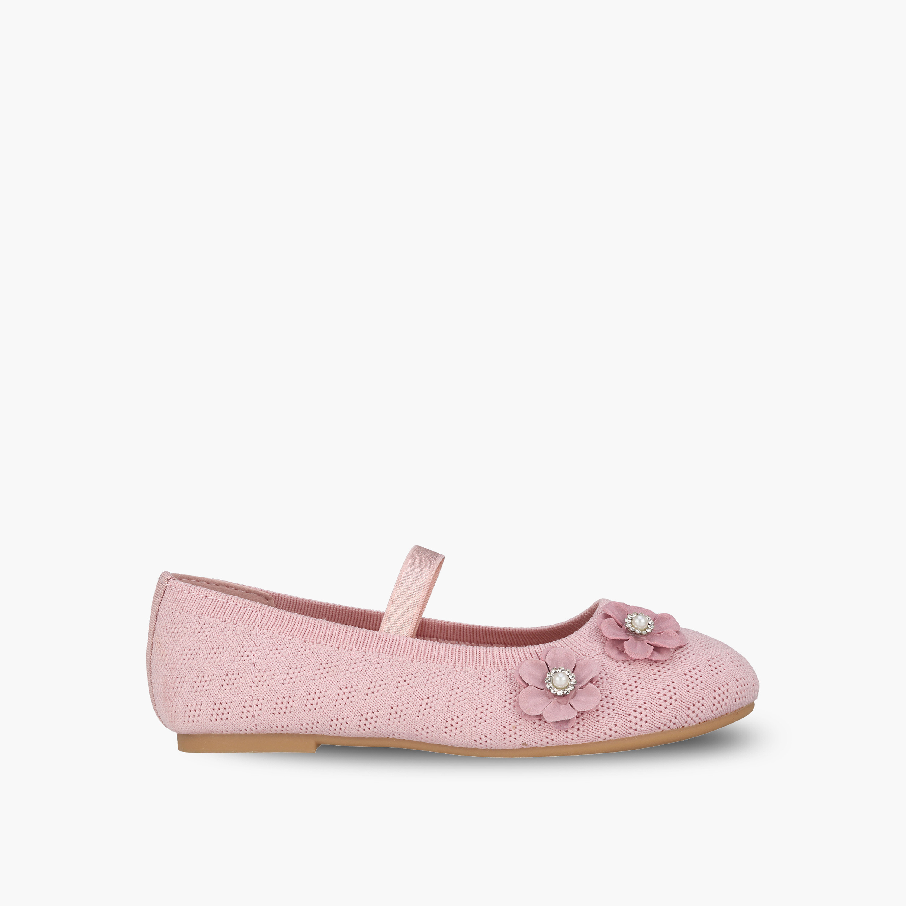 Flora Bella Girls Floral Applique Ballerina Shoes-girls-shoes-ballerinas-image-9