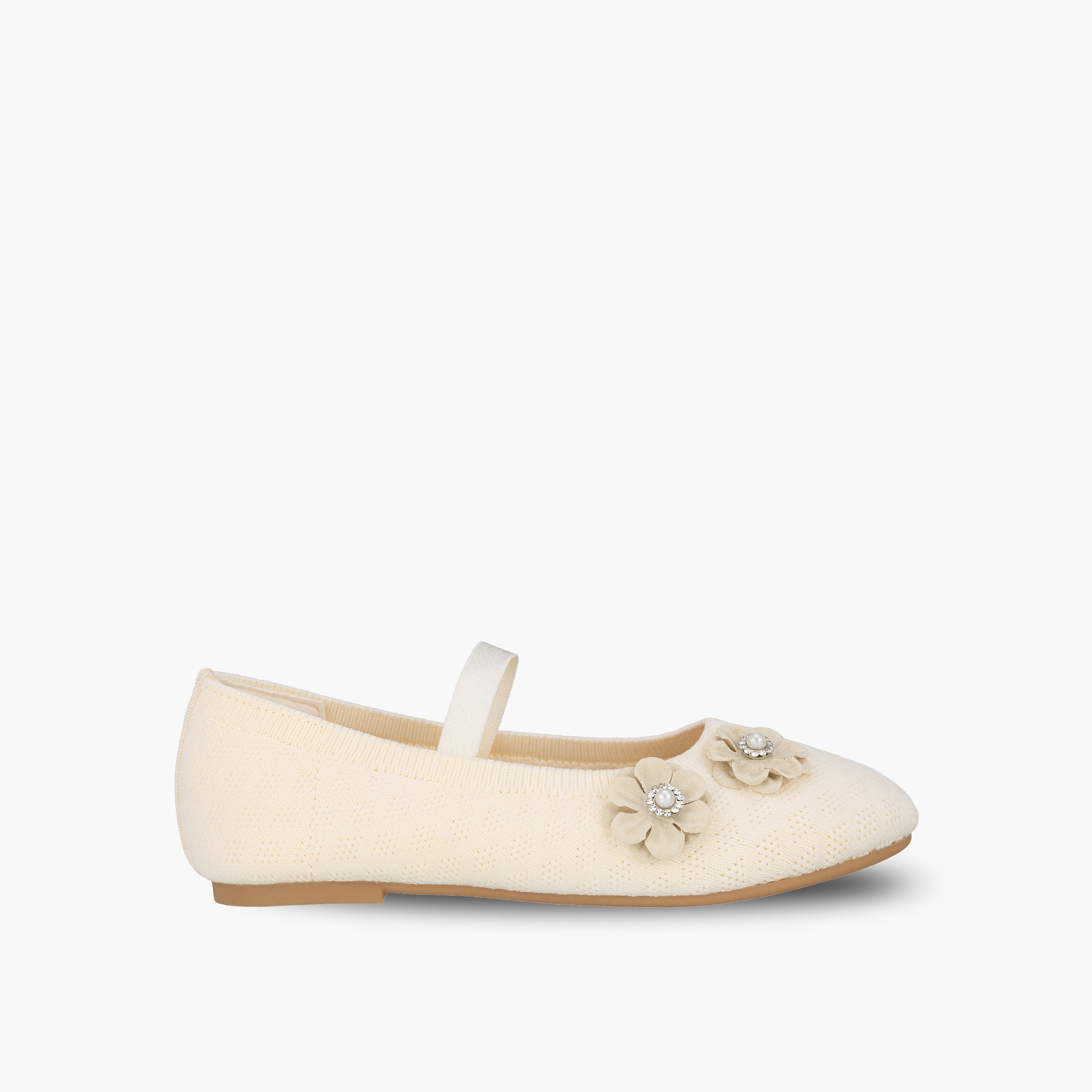 Flora Bella Girls Floral Applique Ballerina Shoes-girls-shoes-ballerinas-image-3