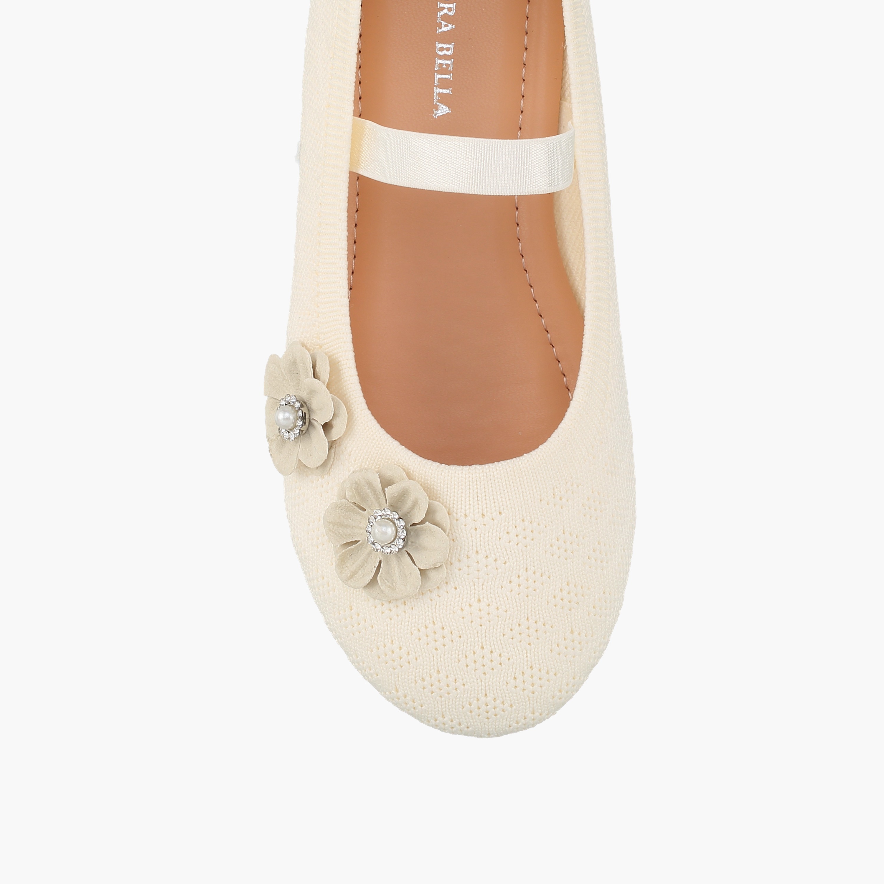 Flora Bella Girls Floral Applique Ballerina Shoes-girls-shoes-ballerinas-image-4