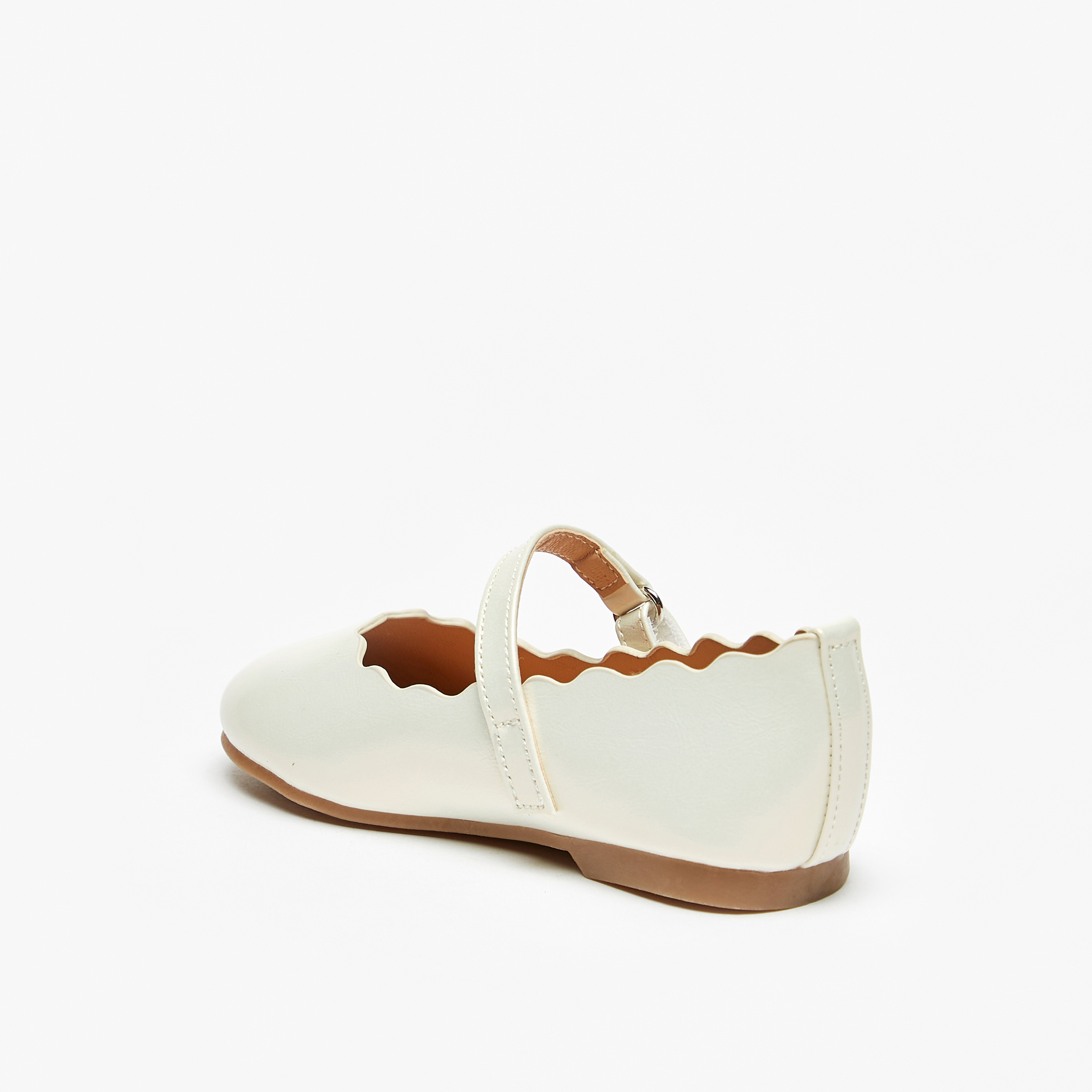 حذاء ماري جين سادة بشريط إغلاق لاصق من جونيورز-baby-girls-shoes-closedshoes-image-2