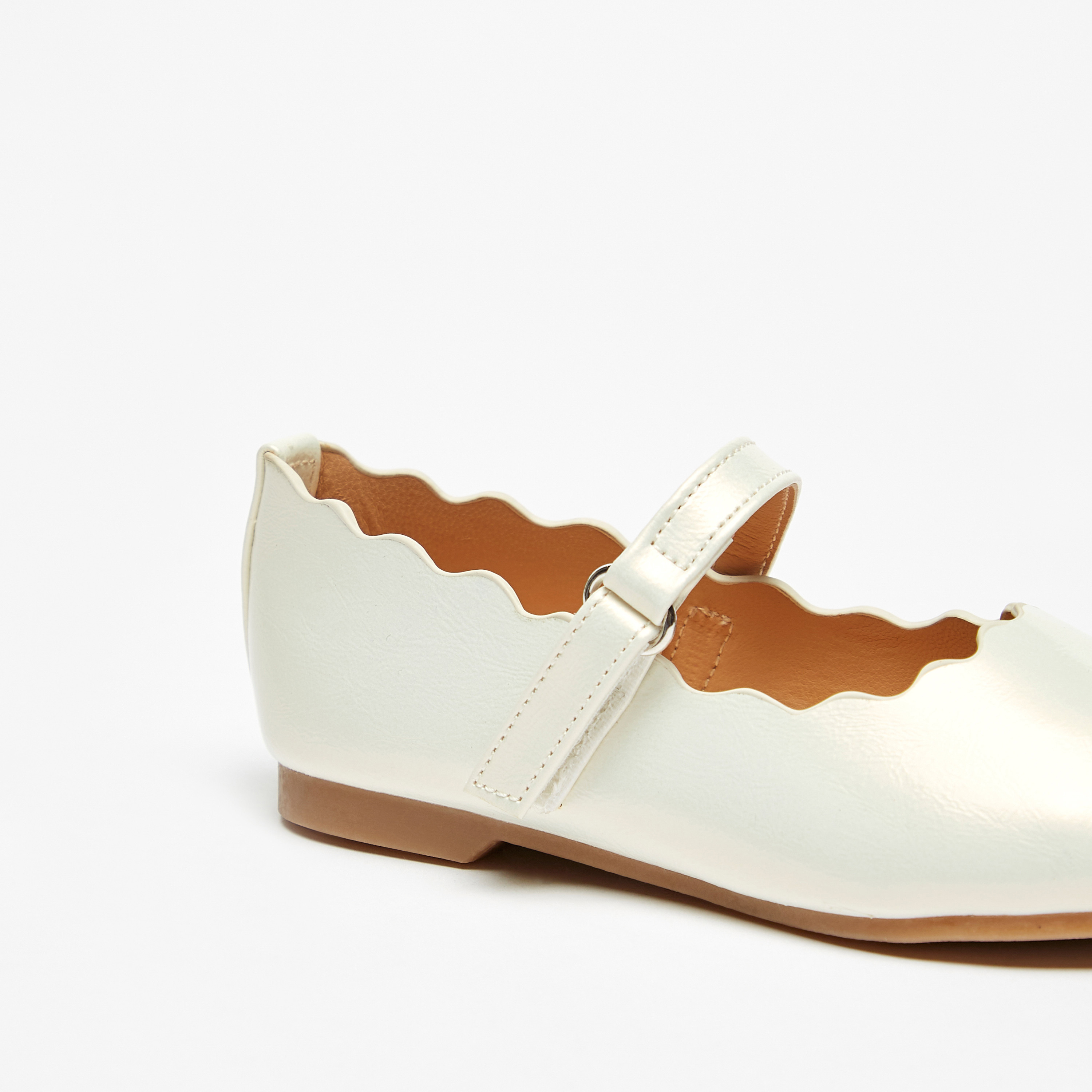 حذاء ماري جين سادة بشريط إغلاق لاصق من جونيورز-baby-girls-shoes-closedshoes-image-5