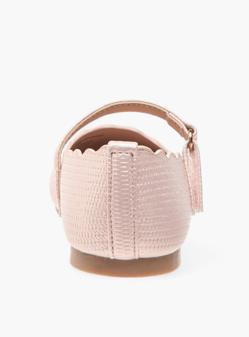 حذاء باليرينا بتفاصيل صدفية وشريط إغلاق من جونيورز-girls-shoes-maryjanes-image-5