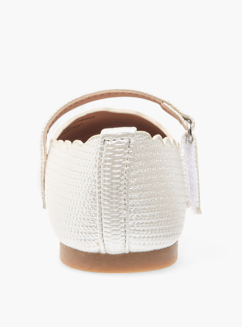 حذاء باليرينا بتفاصيل صدفية وشريط إغلاق من جونيورز-girls-shoes-maryjanes-image-5