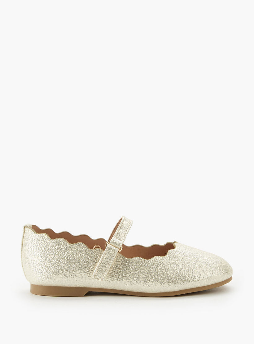 حذاء باليرينا بحواف مموجة للبنات من جونيورز-girls-shoes-maryjanes-image-2