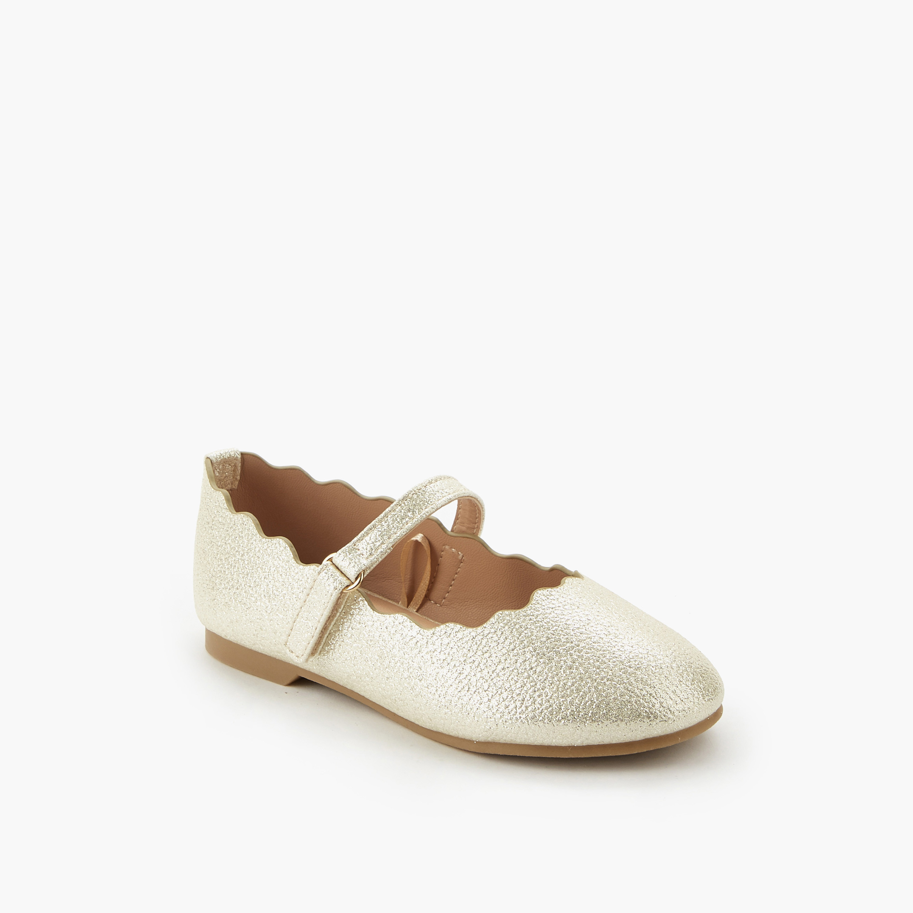 حذاء باليرينا بحواف مموجة للبنات من جونيورز-girls-shoes-maryjanes-image-3