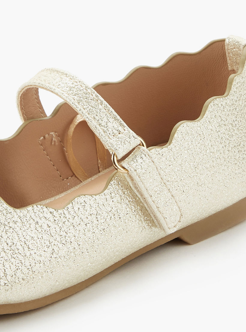 حذاء باليرينا بحواف مموجة للبنات من جونيورز-girls-shoes-maryjanes-image-4