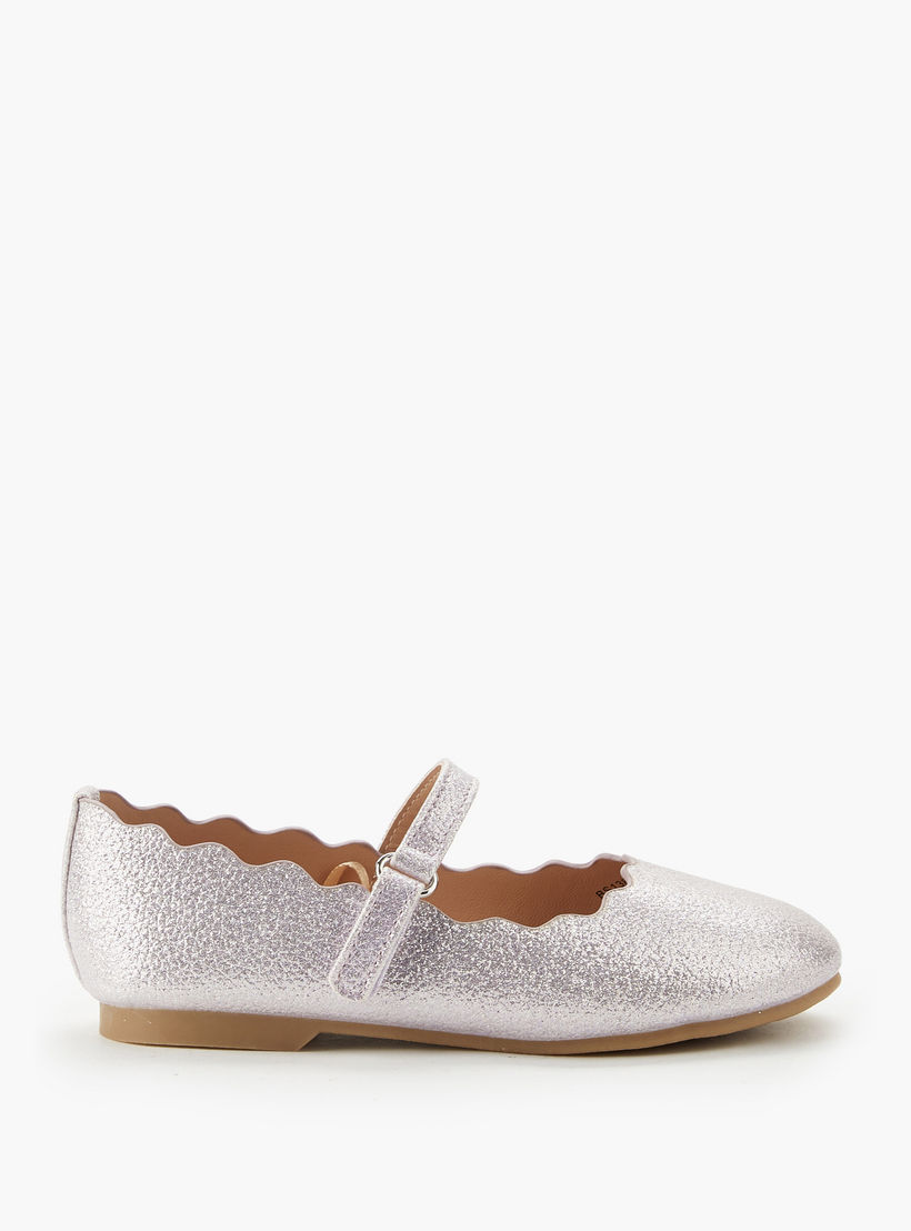 حذاء باليرينا بحواف مموجة للبنات من جونيورز-girls-shoes-maryjanes-image-2