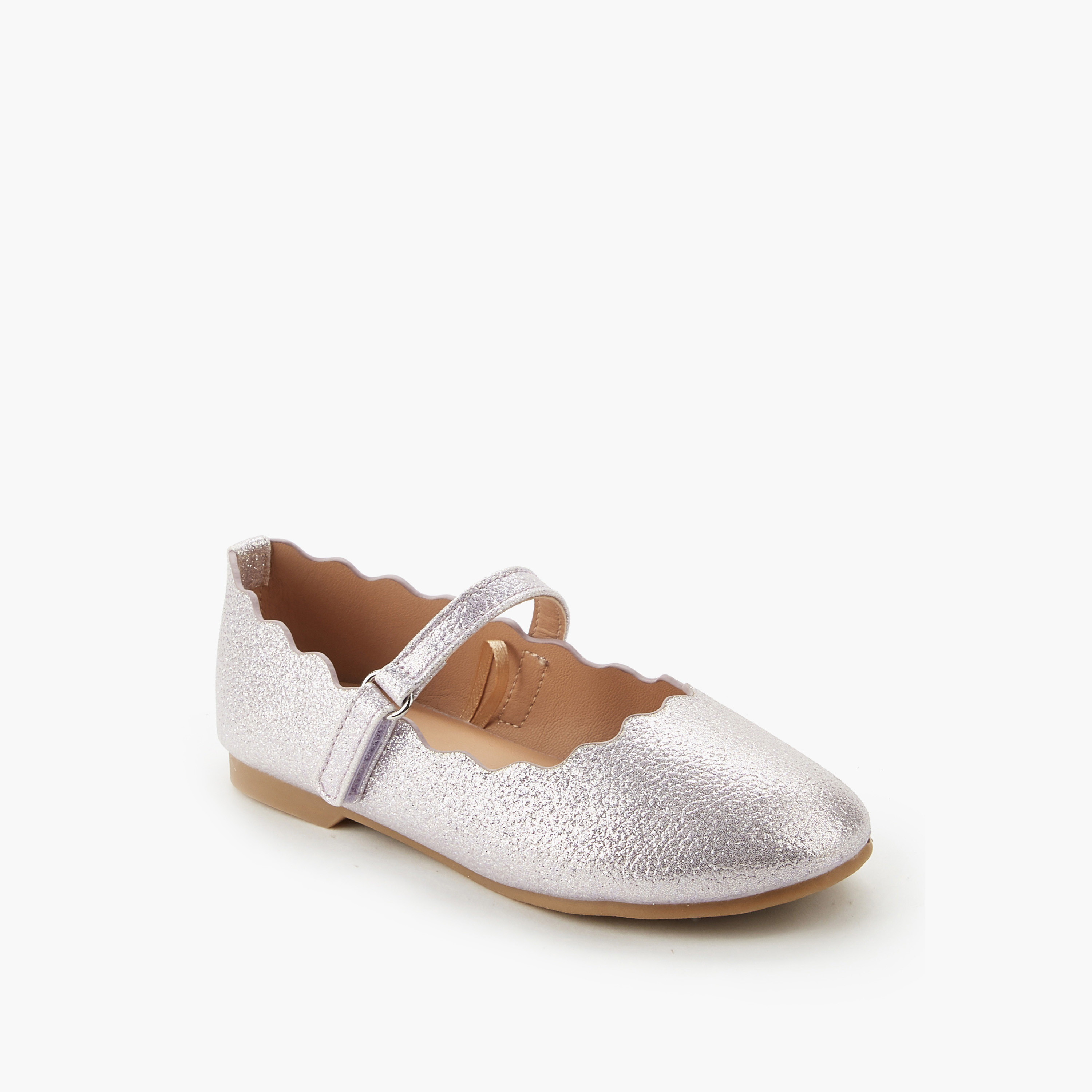 حذاء باليرينا بحواف مموجة للبنات من جونيورز-girls-shoes-maryjanes-image-3