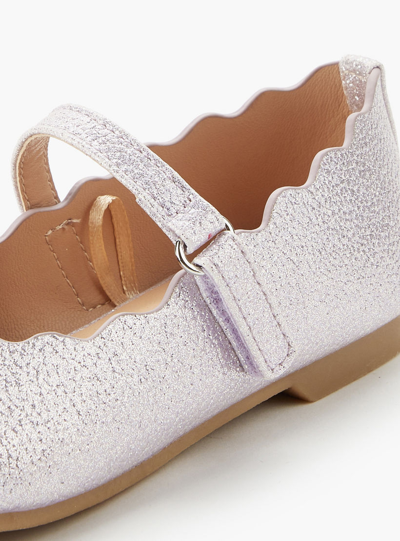 حذاء باليرينا بحواف مموجة للبنات من جونيورز-girls-shoes-maryjanes-image-4