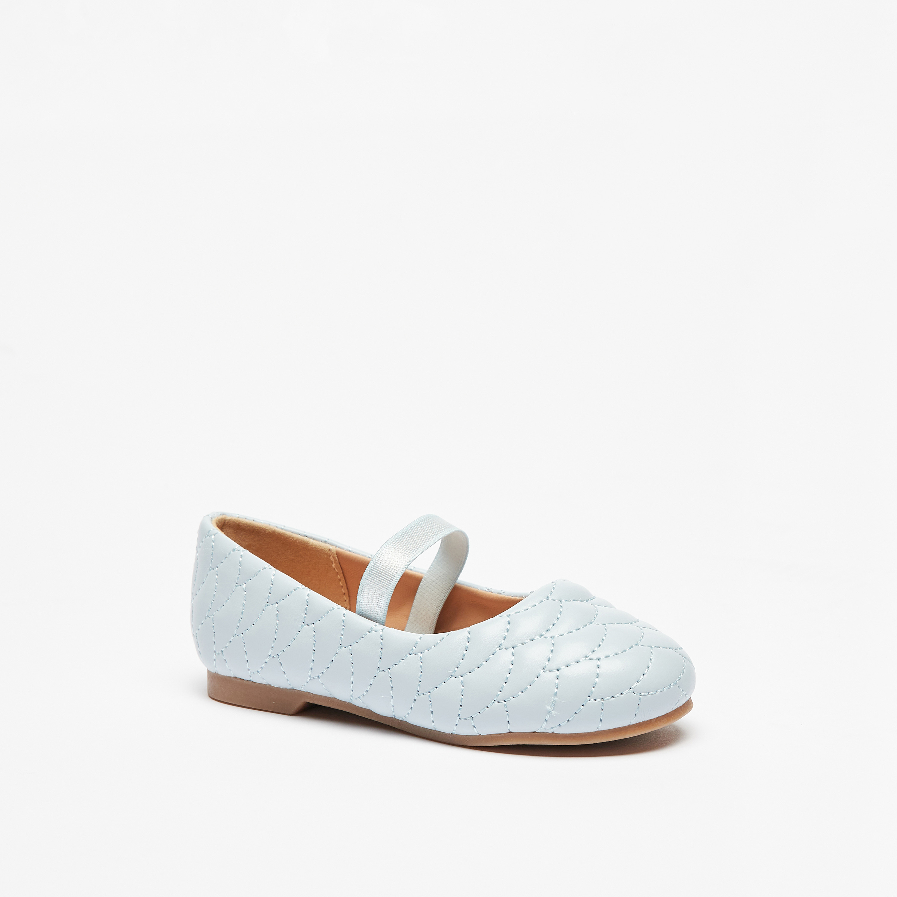 Elasticated ballerina online shoes