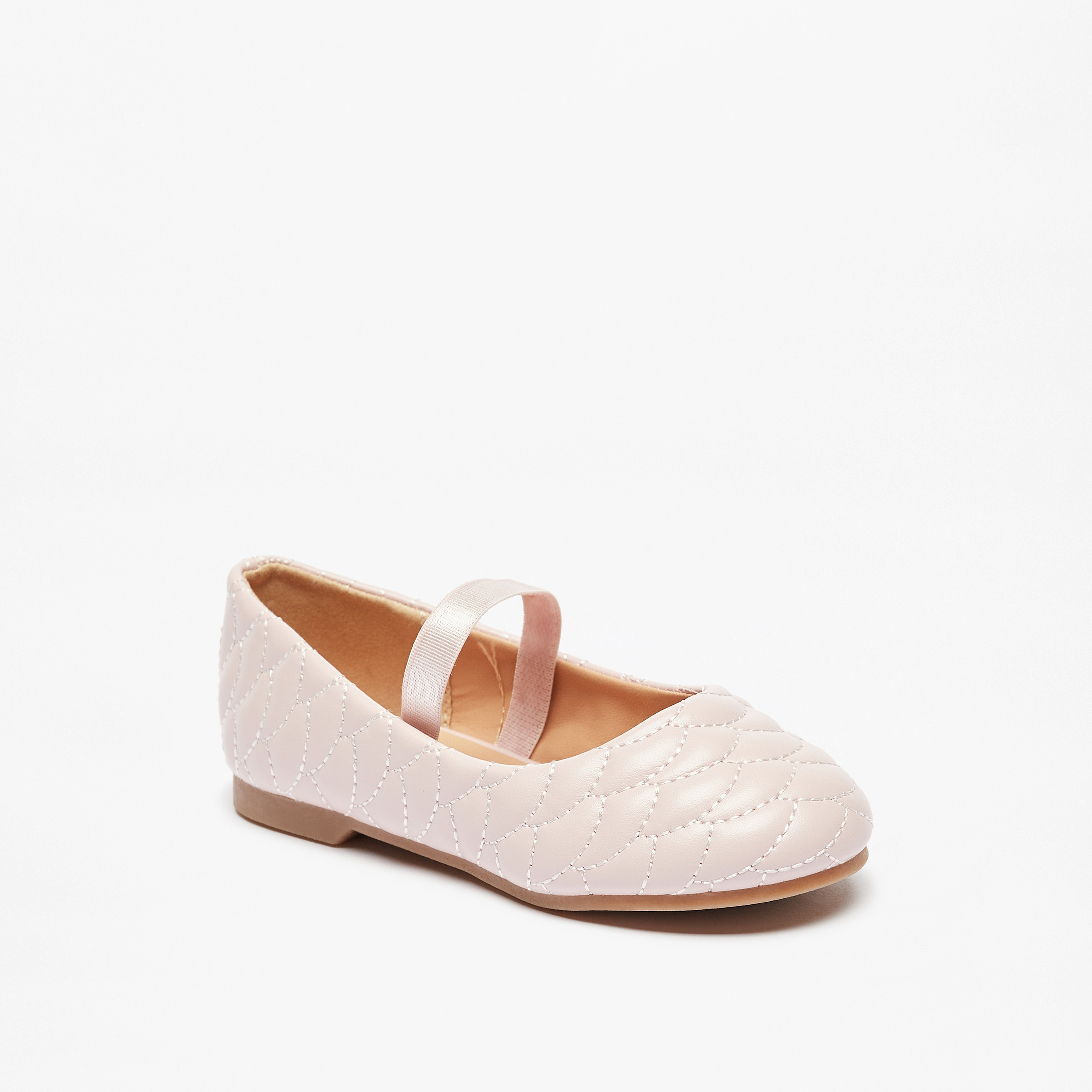 Elasticated sales ballerina pumps