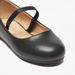 Juniors Round Toe Ballerina Shoes with Elasticised Strap-Girl%27s Ballerinas-thumbnailMobile-4