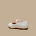 Juniors Round Toe Ballerina Shoes with Elasticised Strap-Girl%27s Ballerinas-thumbnailMobile-1