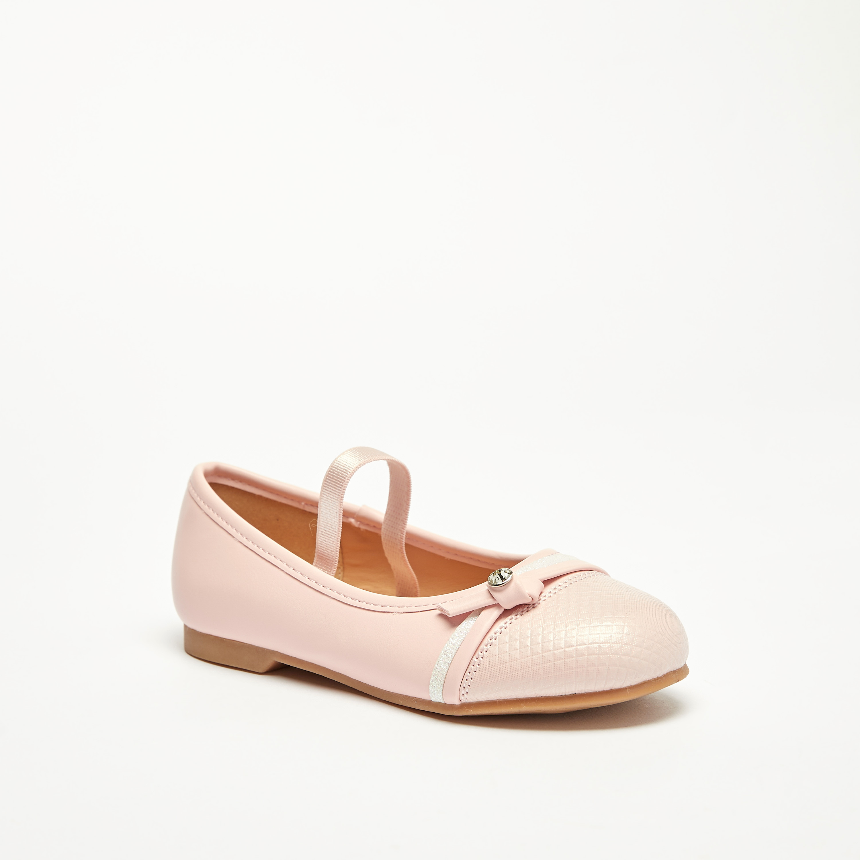 حذاء باليرينا سهل الارتداء مزيّن من جونيورز-girls-shoes-ballerinas-image-1