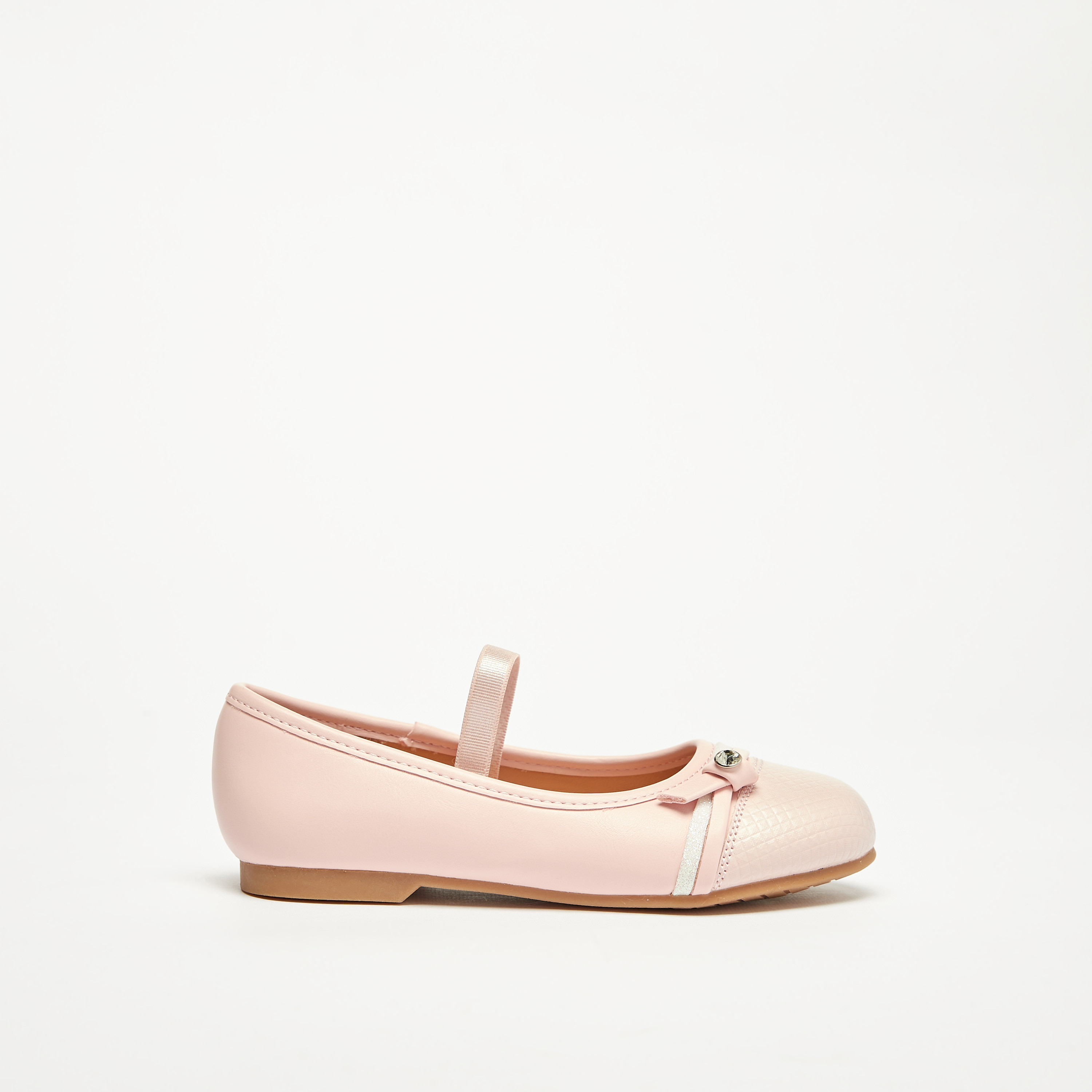 حذاء باليرينا سهل الارتداء مزيّن من جونيورز-girls-shoes-ballerinas-image-3