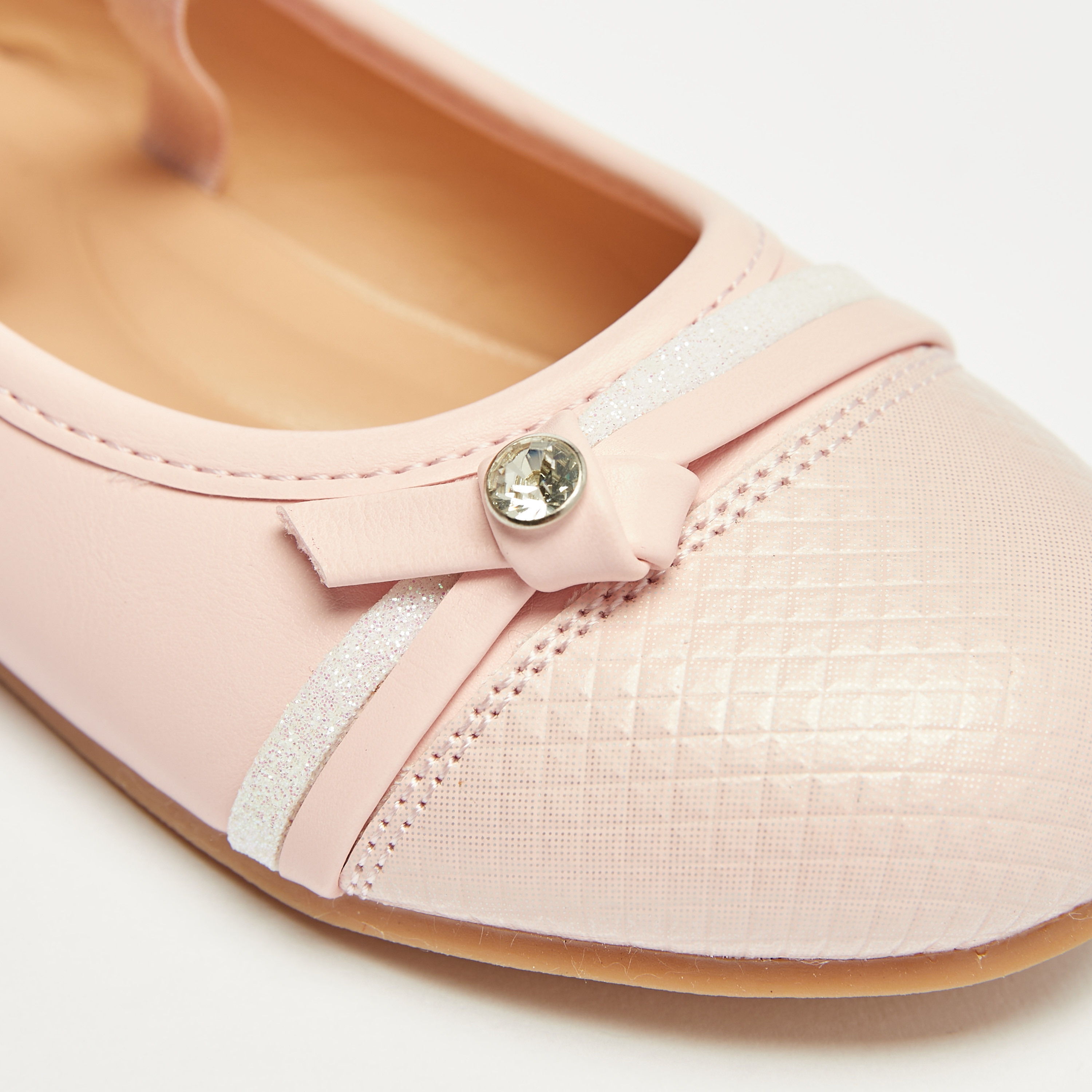 حذاء باليرينا سهل الارتداء مزيّن من جونيورز-girls-shoes-ballerinas-image-5