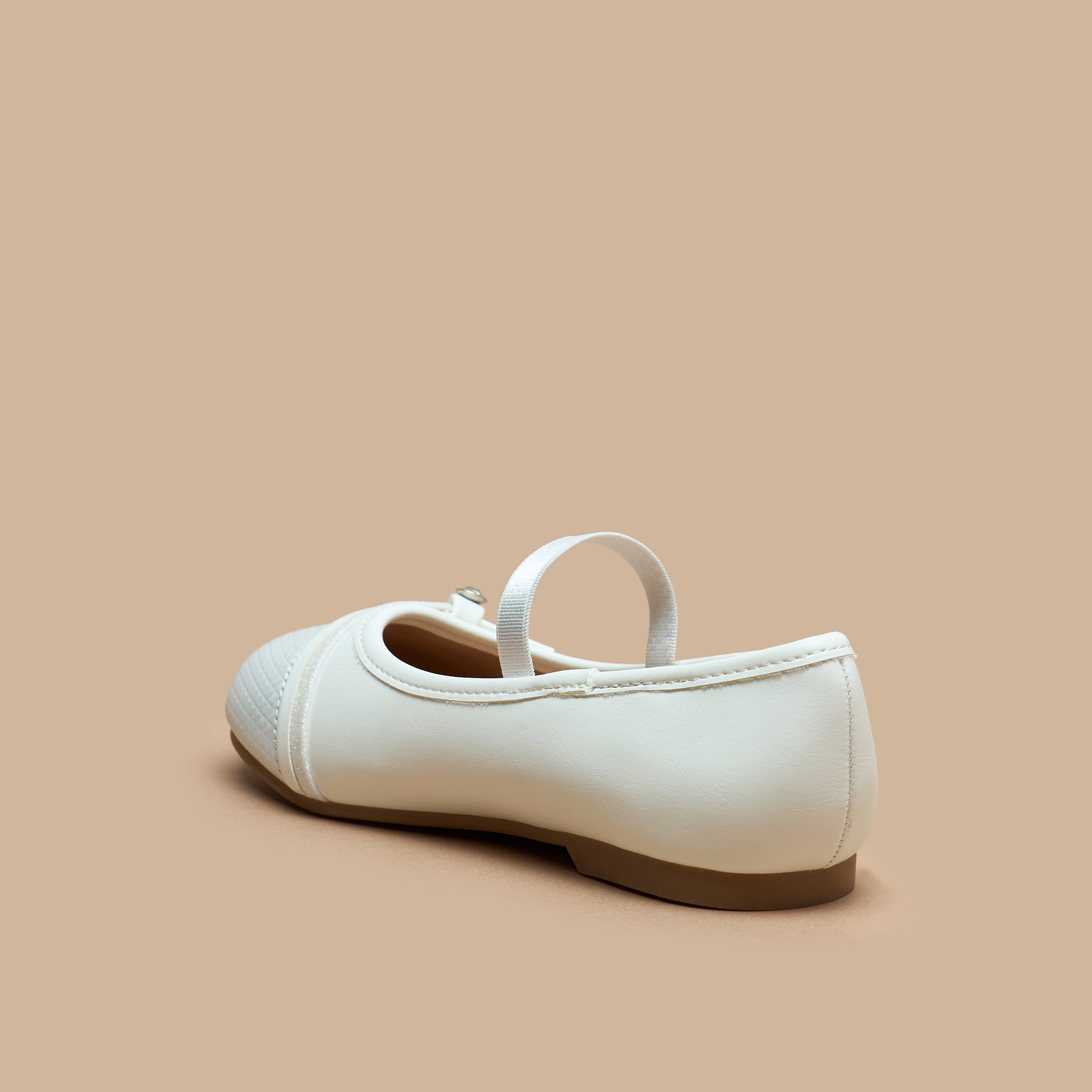 حذاء باليرينا سهل الارتداء مزيّن من جونيورز-girls-shoes-ballerinas-image-7