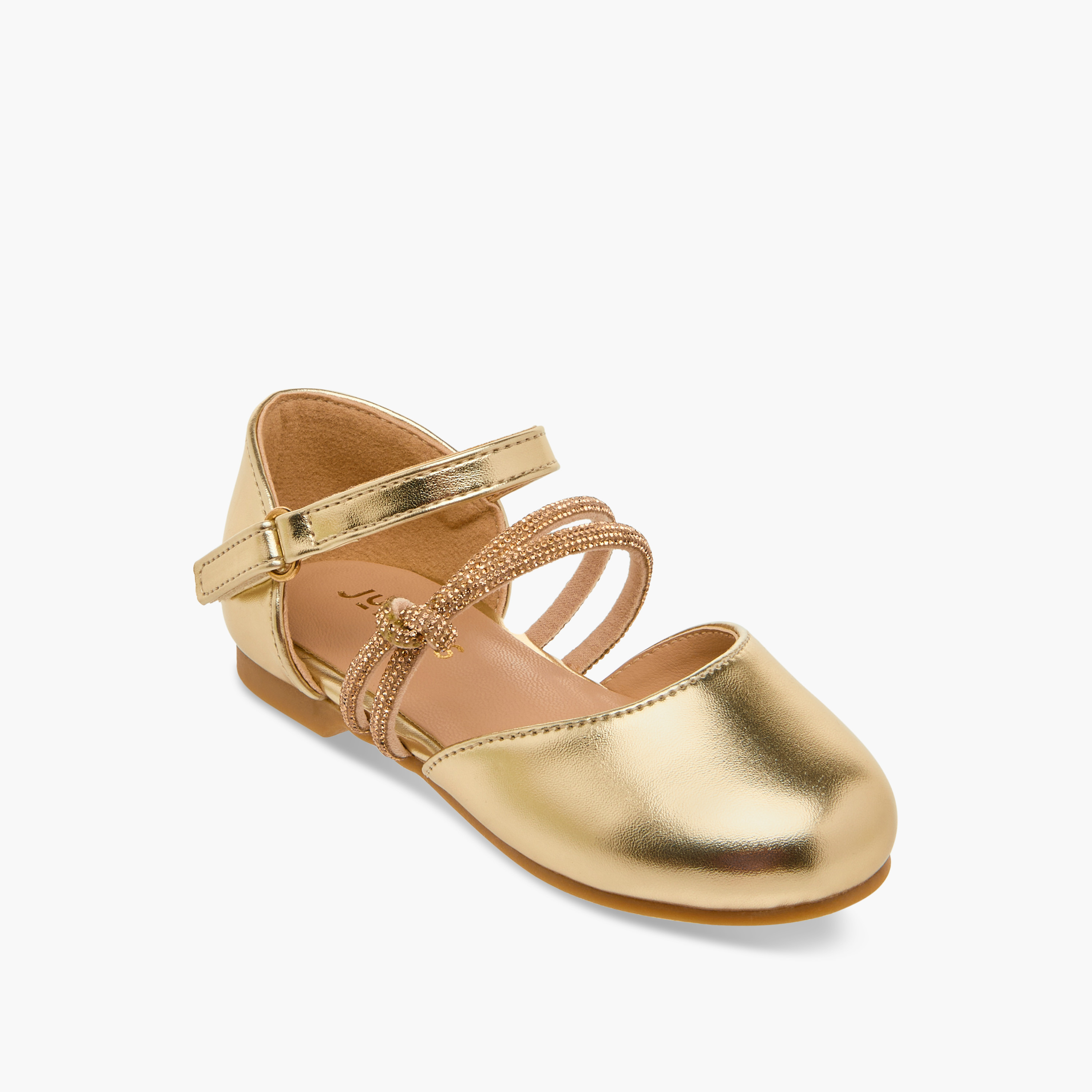 حذاء باليرينا مزيّن بشريط إغلاق من جونيورز-girls-shoes-ballerinas-image-2