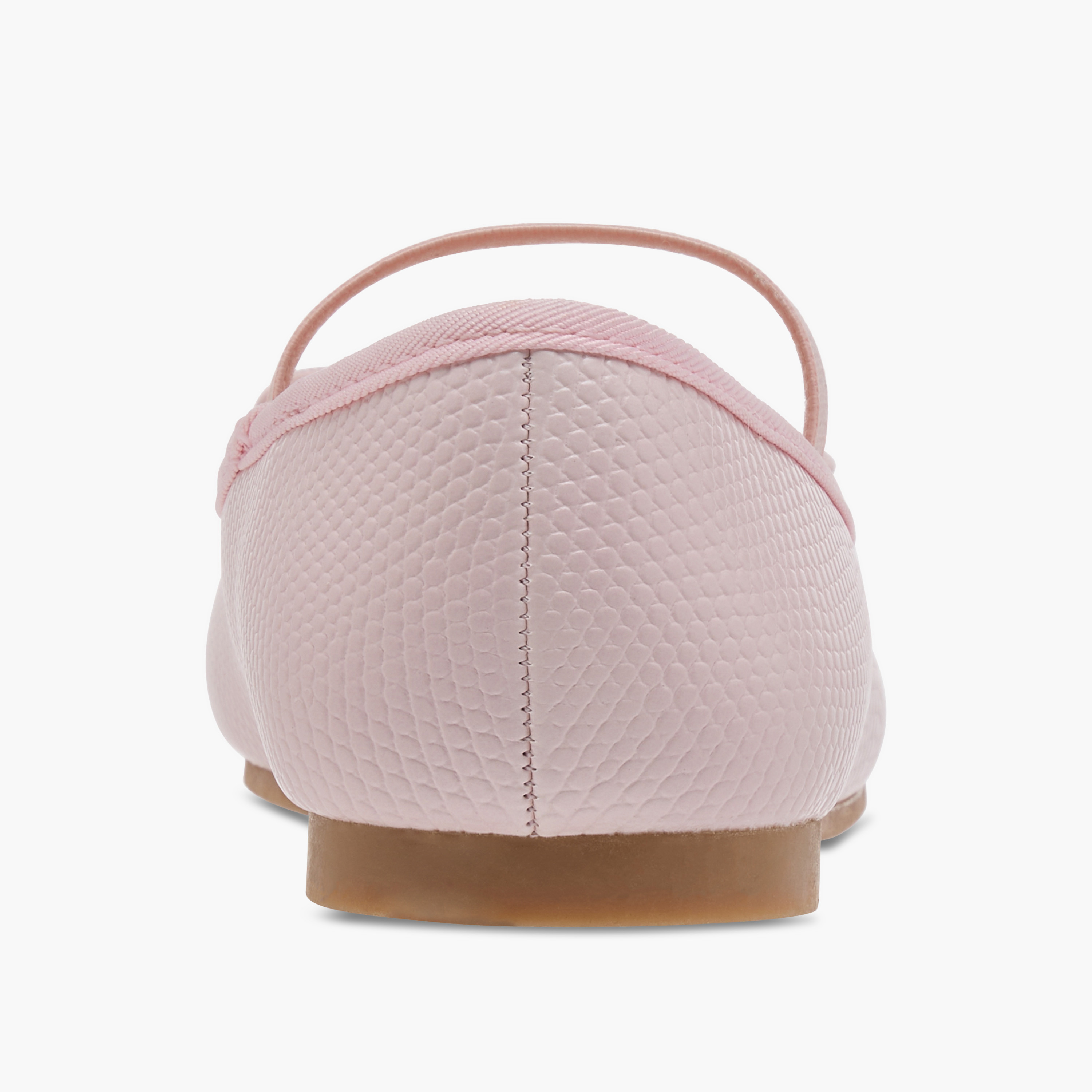 Juniors Bow Accent Ballerina Shoes with Elasticated Strap-girls-shoes-ballerinas-image-11
