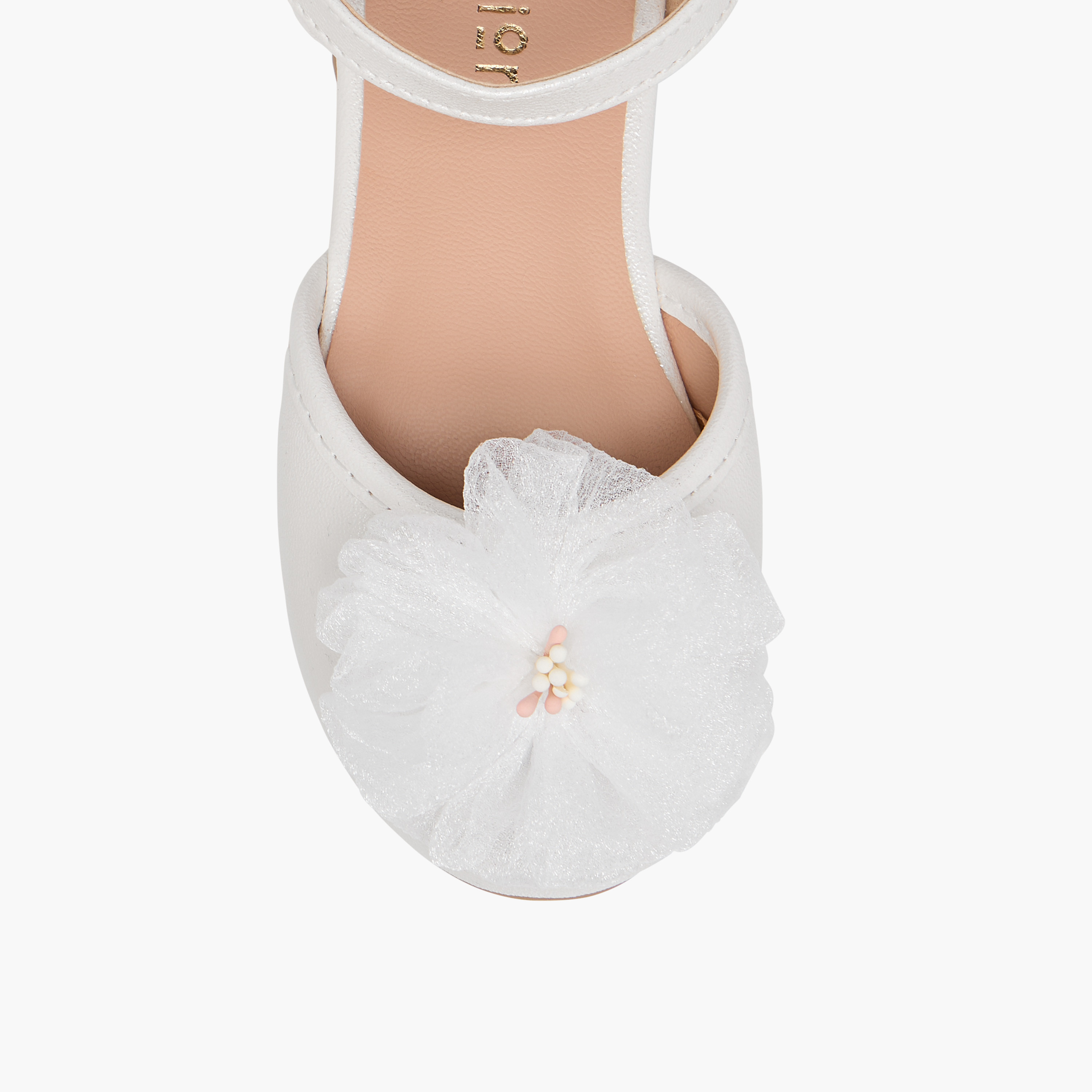 حذاء باليرينا بزينة أزهار وشريط إغلاق من جونيورز-girls-shoes-ballerinas-image-10