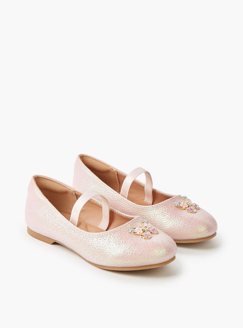 Juniors Girls Slip-On Ballerina Shoes-girls-shoes-ballerinas-image-1