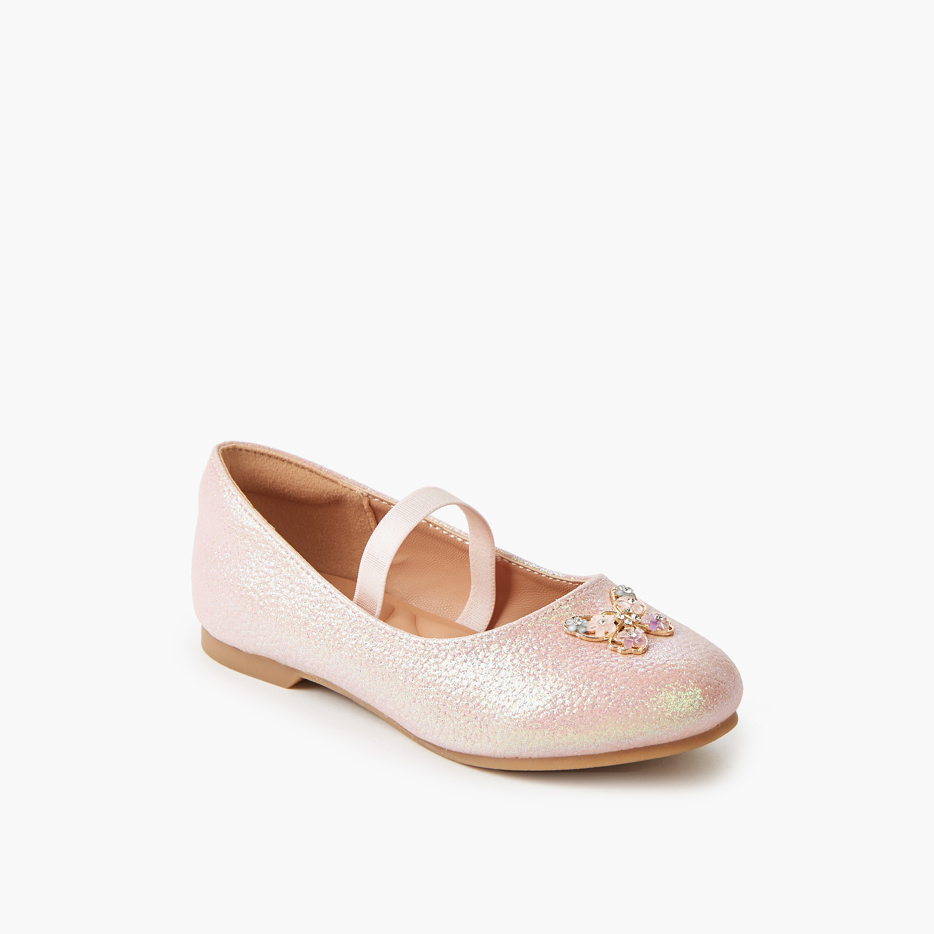 Juniors Girls Slip-On Ballerina Shoes-girls-shoes-ballerinas-image-2