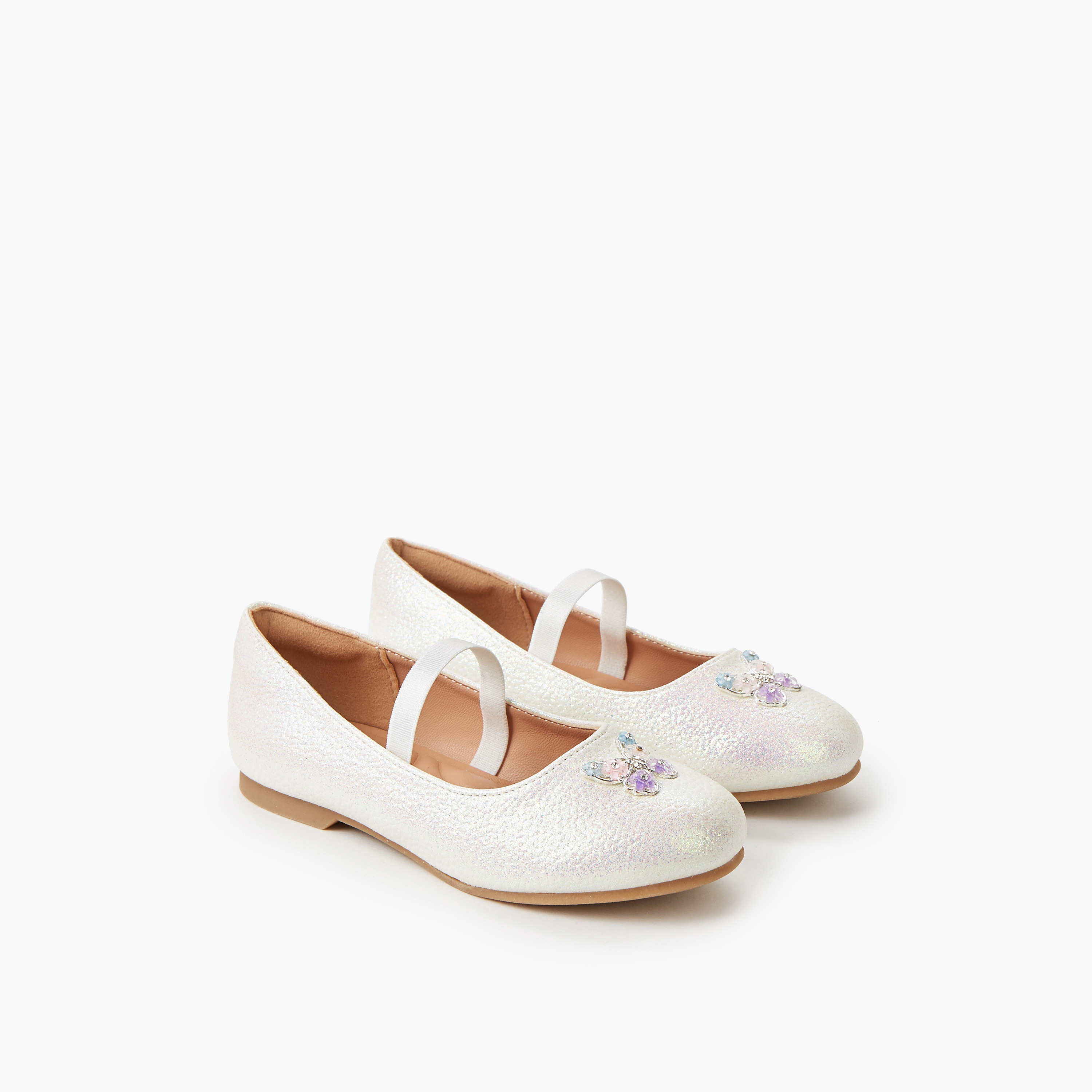 حذاء باليرينا سهل الارتداء للبنات من جونيورز-girls-shoes-ballerinas-image-1