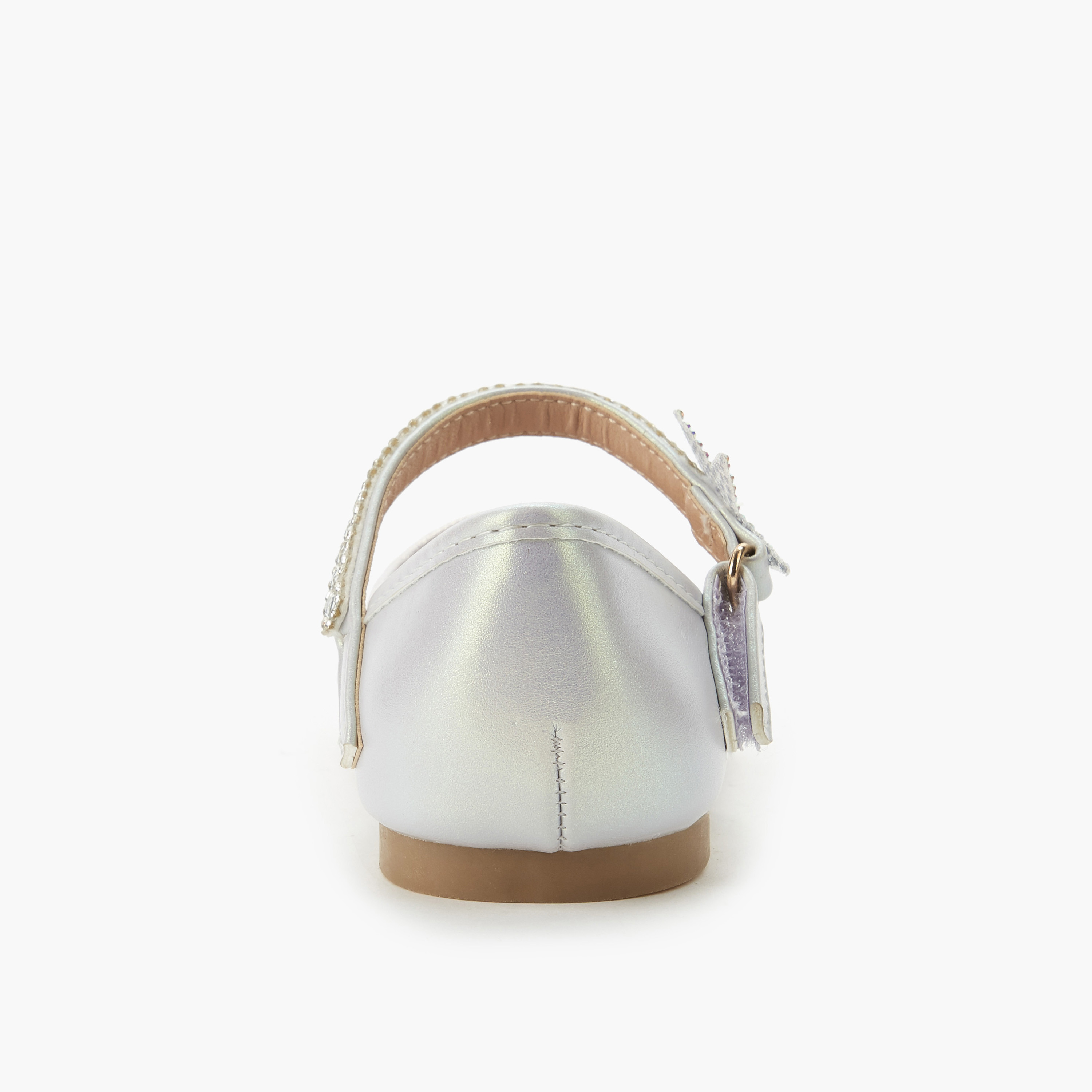 حذاء باليرينا بشريط إغلاق لاصق للبنات من جونيورز-girls-shoes-ballerinas-image-4