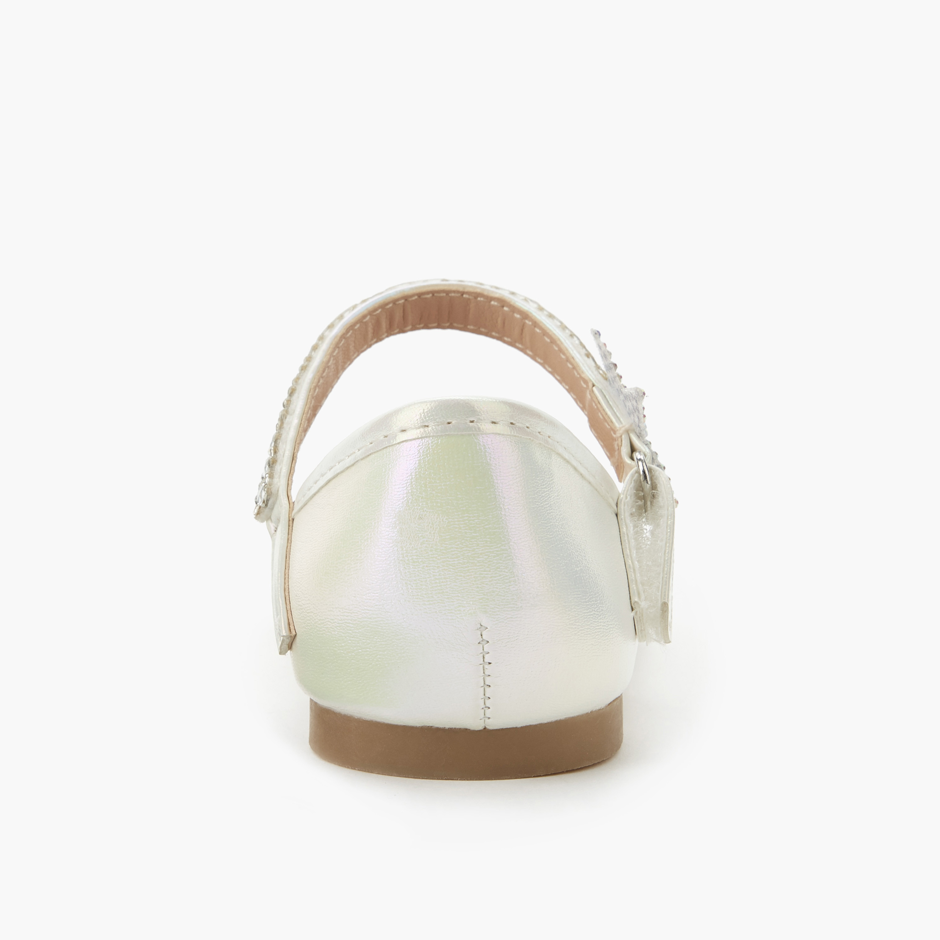 حذاء باليرينا بشريط إغلاق لاصق للبنات من جونيورز-girls-shoes-ballerinas-image-4