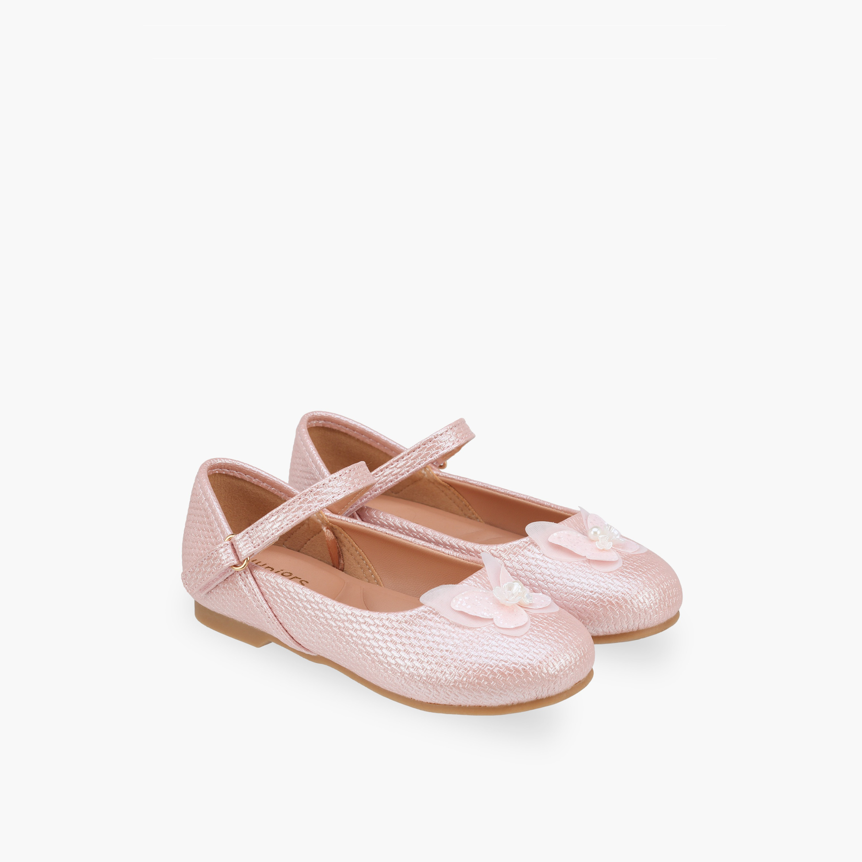 حذاء ماري جين بتفاصيل فراشة للبنات من جونيورز-girls-shoes-ballerinas-image-1
