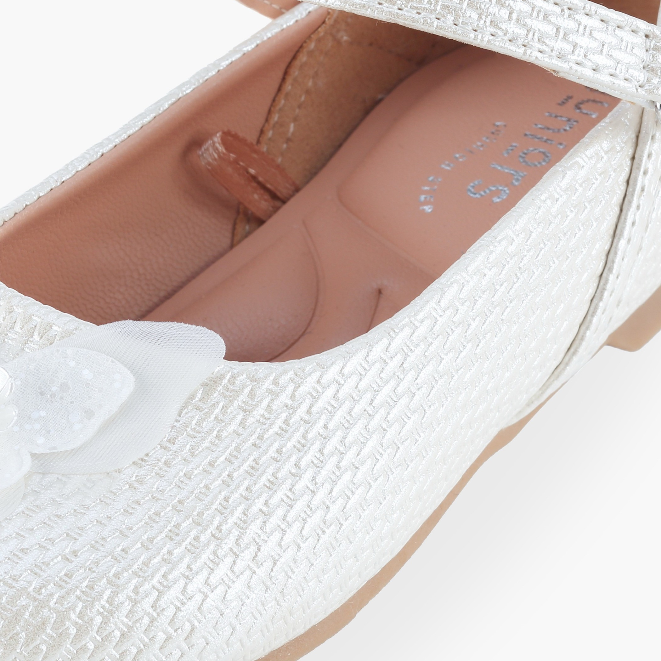 Juniors Girls Butterfly Detail Mary Jane Shoes-girls-shoes-ballerinas-image-6