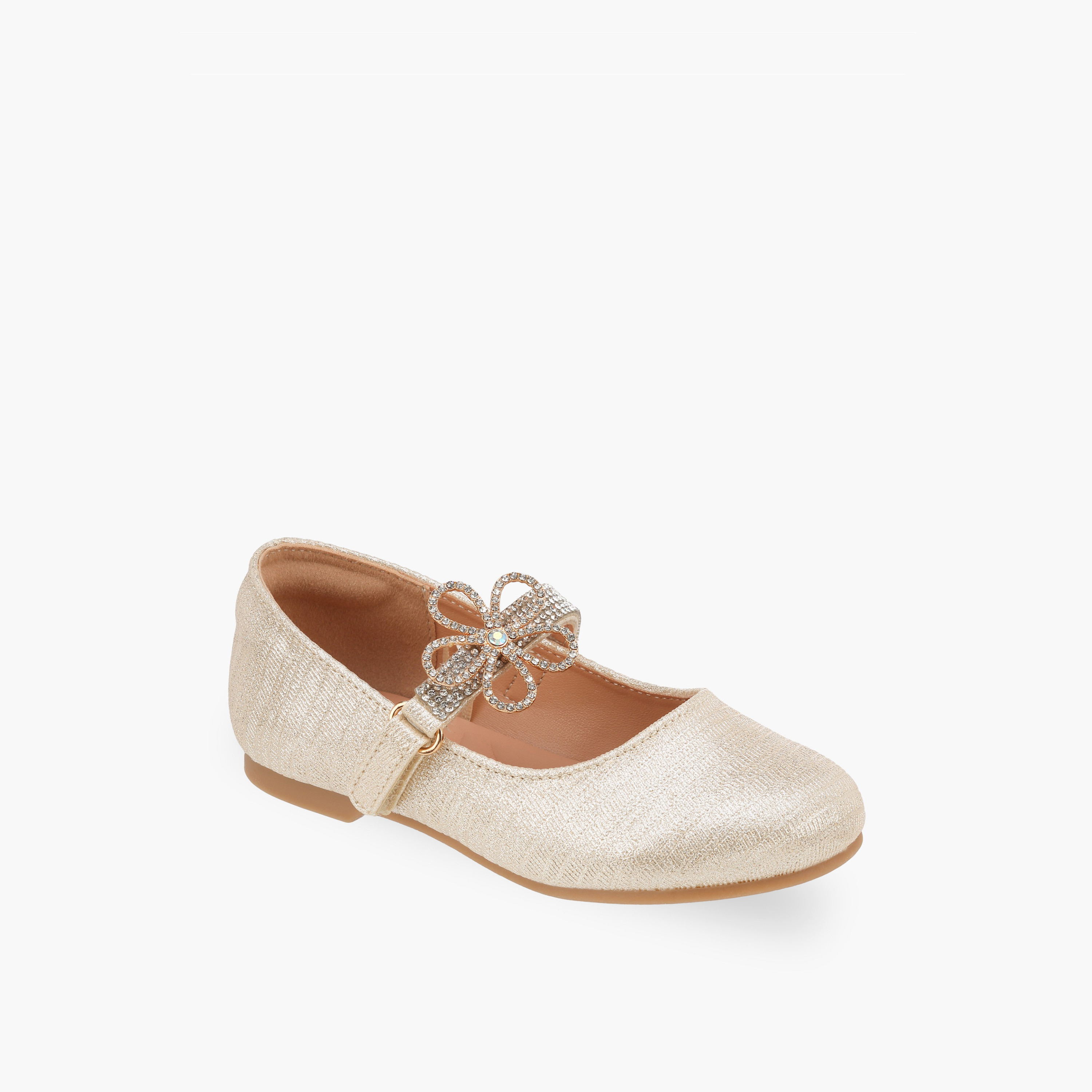 حذاء باليرينا بشريط لاصق للبنات من سيليست-girls-shoes-maryjanes-image-2