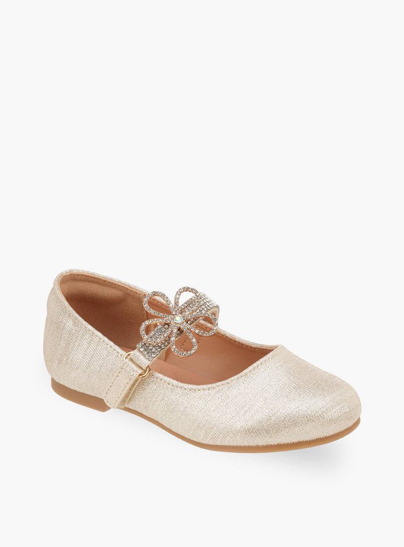 حذاء باليرينا بشريط لاصق للبنات من سيليست-girls-shoes-maryjanes-image-2