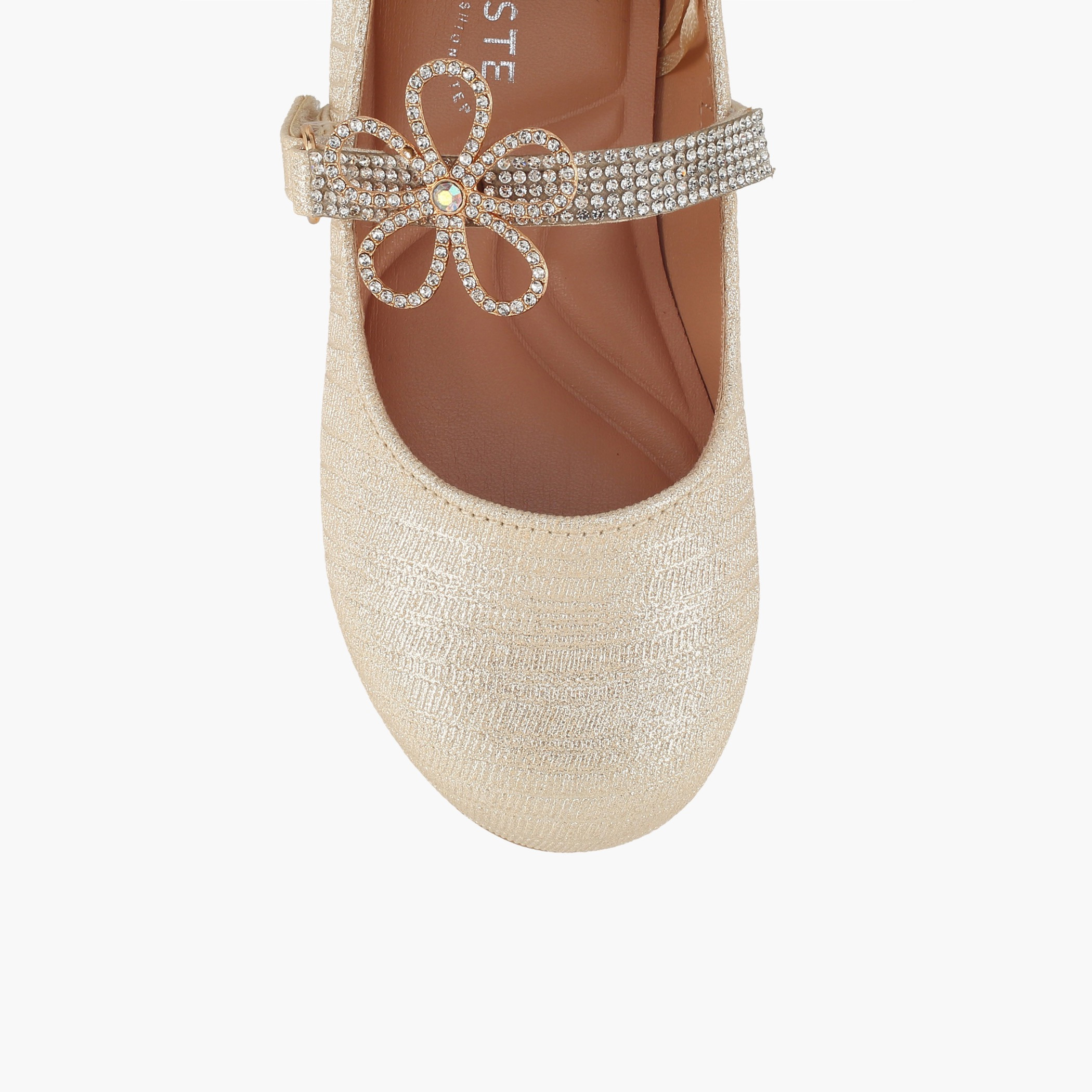 حذاء باليرينا بشريط لاصق للبنات من سيليست-girls-shoes-maryjanes-image-4
