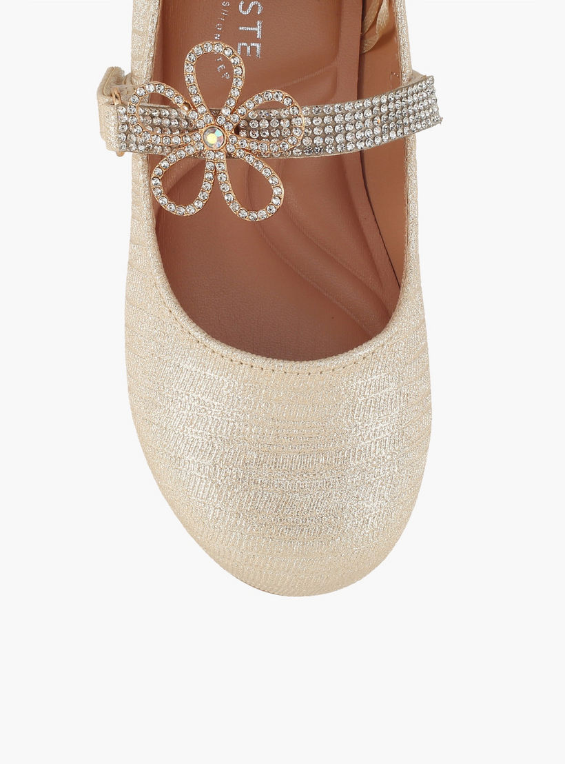 حذاء باليرينا بشريط لاصق للبنات من سيليست-girls-shoes-maryjanes-image-4