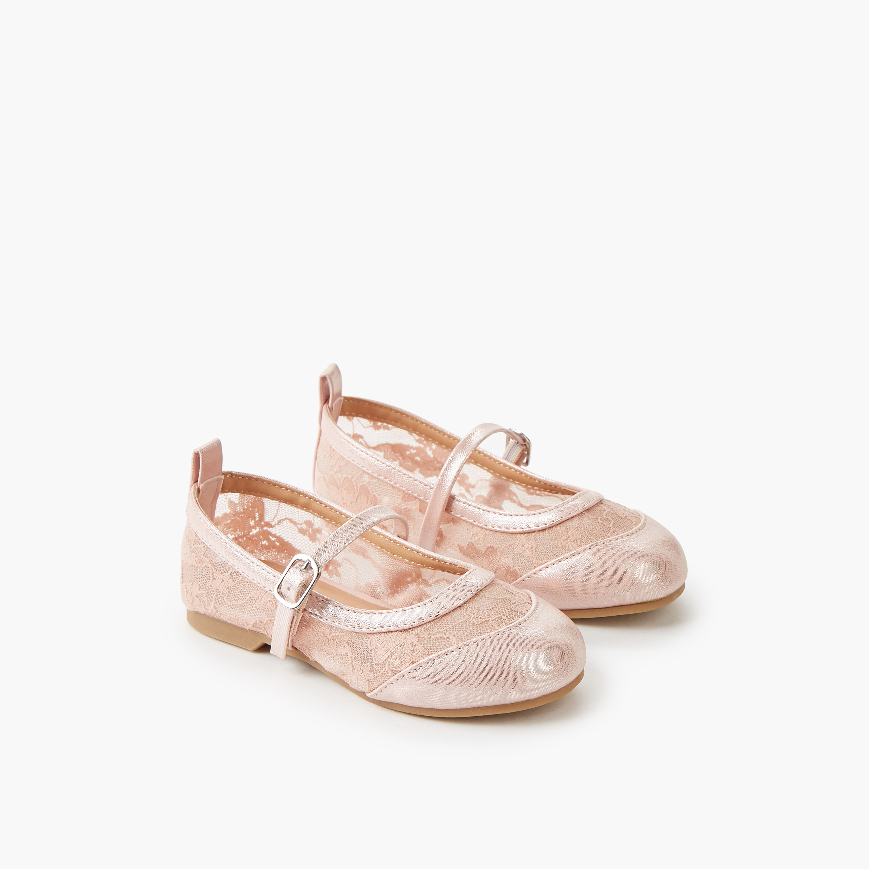 حذاء باليرينا بإبزيم إغلاق للبنات من جونيورز-girls-shoes-maryjanes-image-1