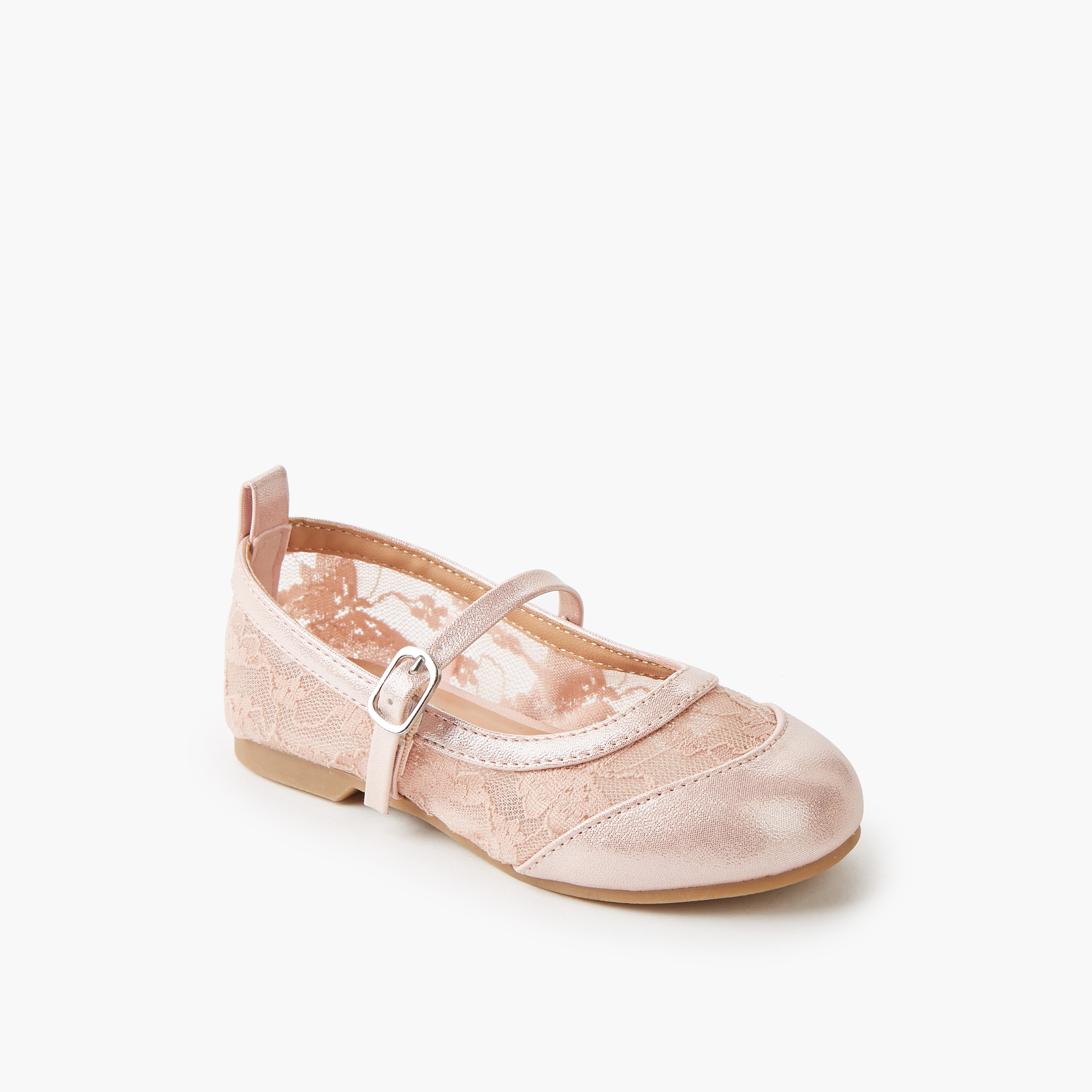 حذاء باليرينا بإبزيم إغلاق للبنات من جونيورز-girls-shoes-maryjanes-image-2