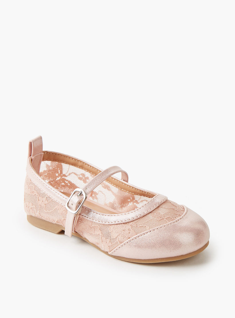 حذاء باليرينا بإبزيم إغلاق للبنات من جونيورز-girls-shoes-maryjanes-image-2