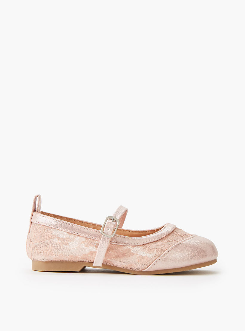 حذاء باليرينا بإبزيم إغلاق للبنات من جونيورز-girls-shoes-maryjanes-image-3