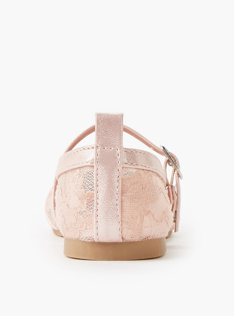 حذاء باليرينا بإبزيم إغلاق للبنات من جونيورز-girls-shoes-maryjanes-image-4